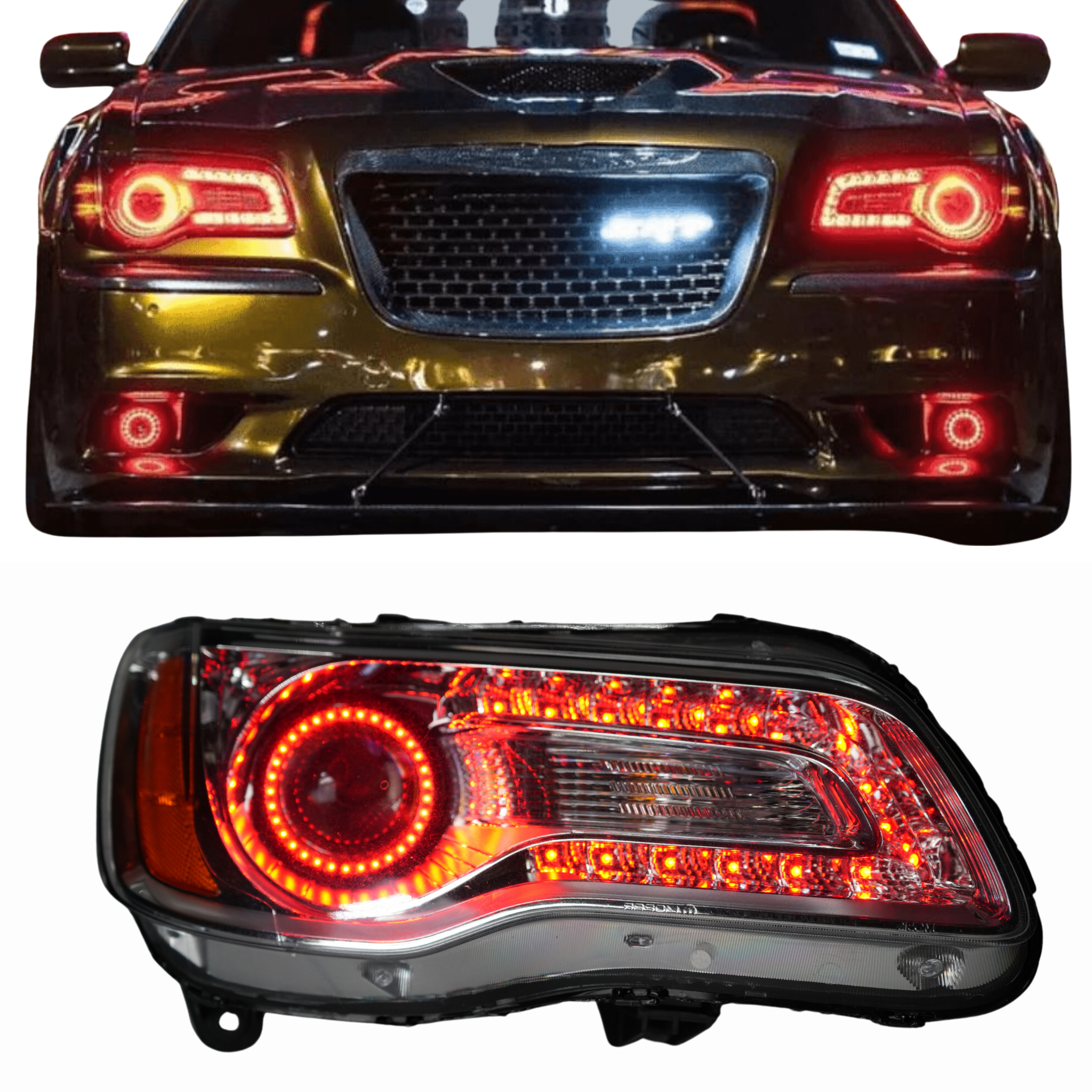 Chrysler 300 Multicolor DRL Boards (2011-2023) – Custom Multicolor LED Lighting by RGB Halo Kits