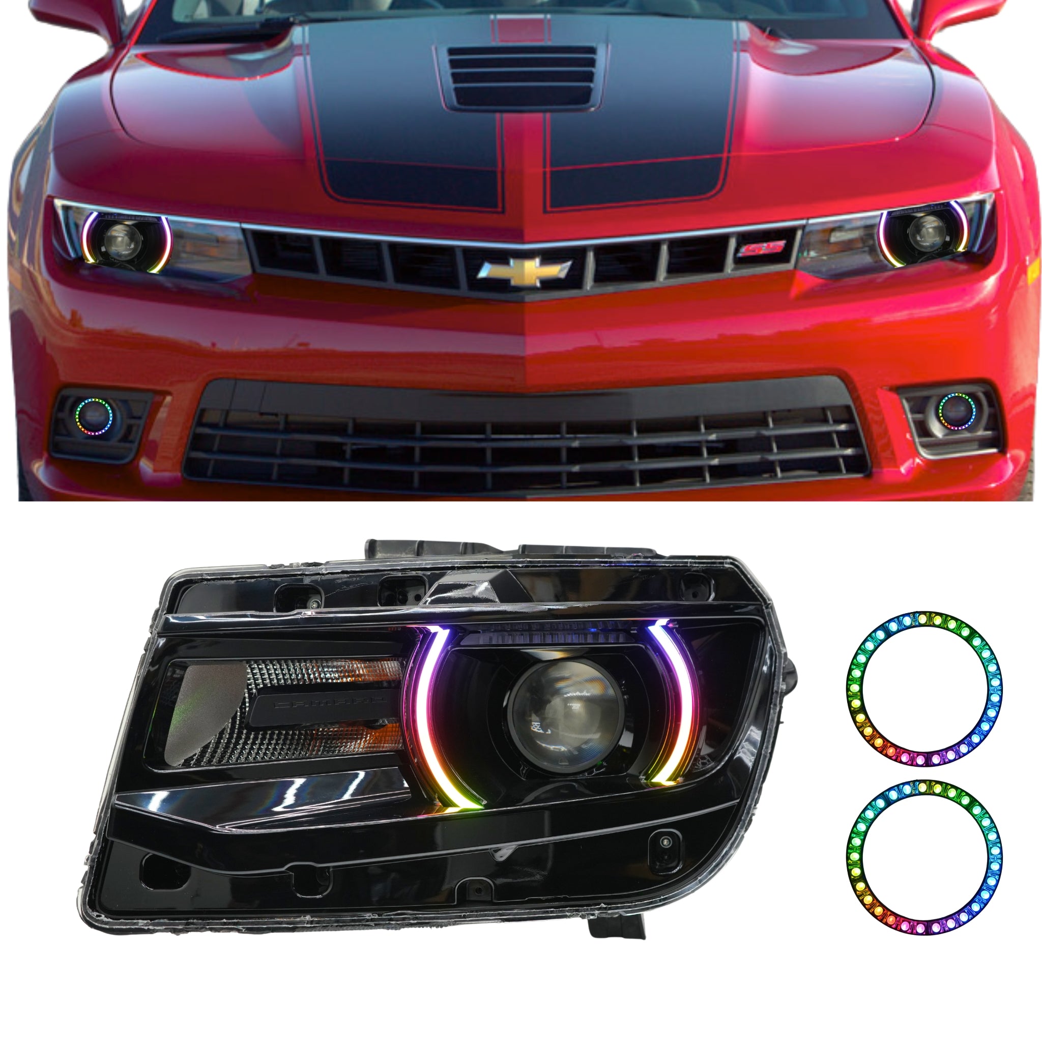 Chevrolet Camaro RS/SS Multicolor DRL Boards (2014-2015)