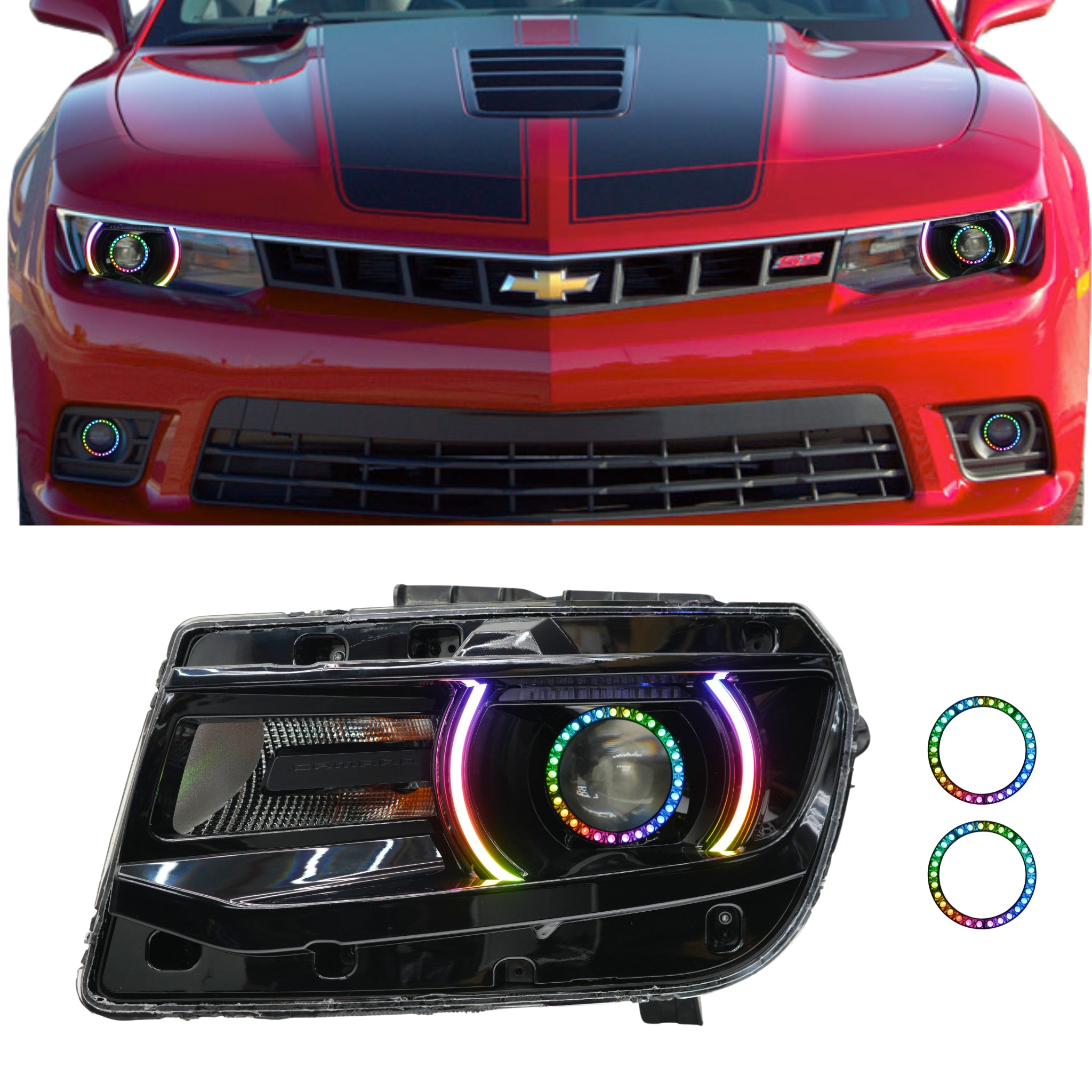 Chevrolet Camaro RS/SS Multicolor DRL Boards (2014-2015)