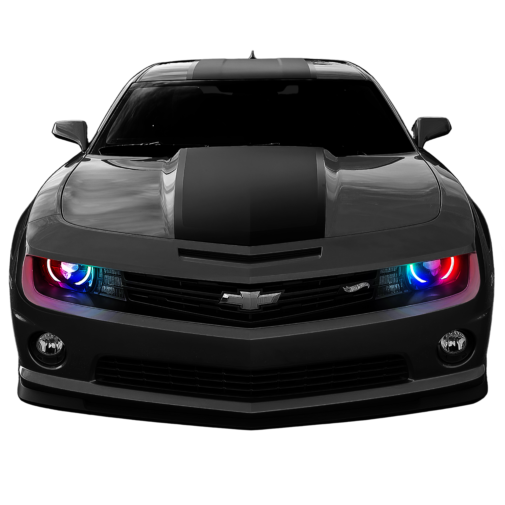 2010-2013 Chevrolet Camaro RS/SS RGBW DRL Boards - RGB Halo Kits Multicolor Flow Series Color Chasing RGBWA LED headlight kit Oracle Lighting Trendz OneUpLighting Morimoto theretrofitsource AutoLEDTech Diode Dynamics