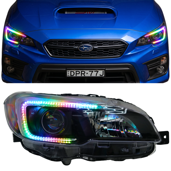 スバルwrx s4/sti vag/vabクリアワールドチューブフルLEDライト スバルwrx s4/sti vag/vabクリアワールドチューブフルLEDライト 【公式