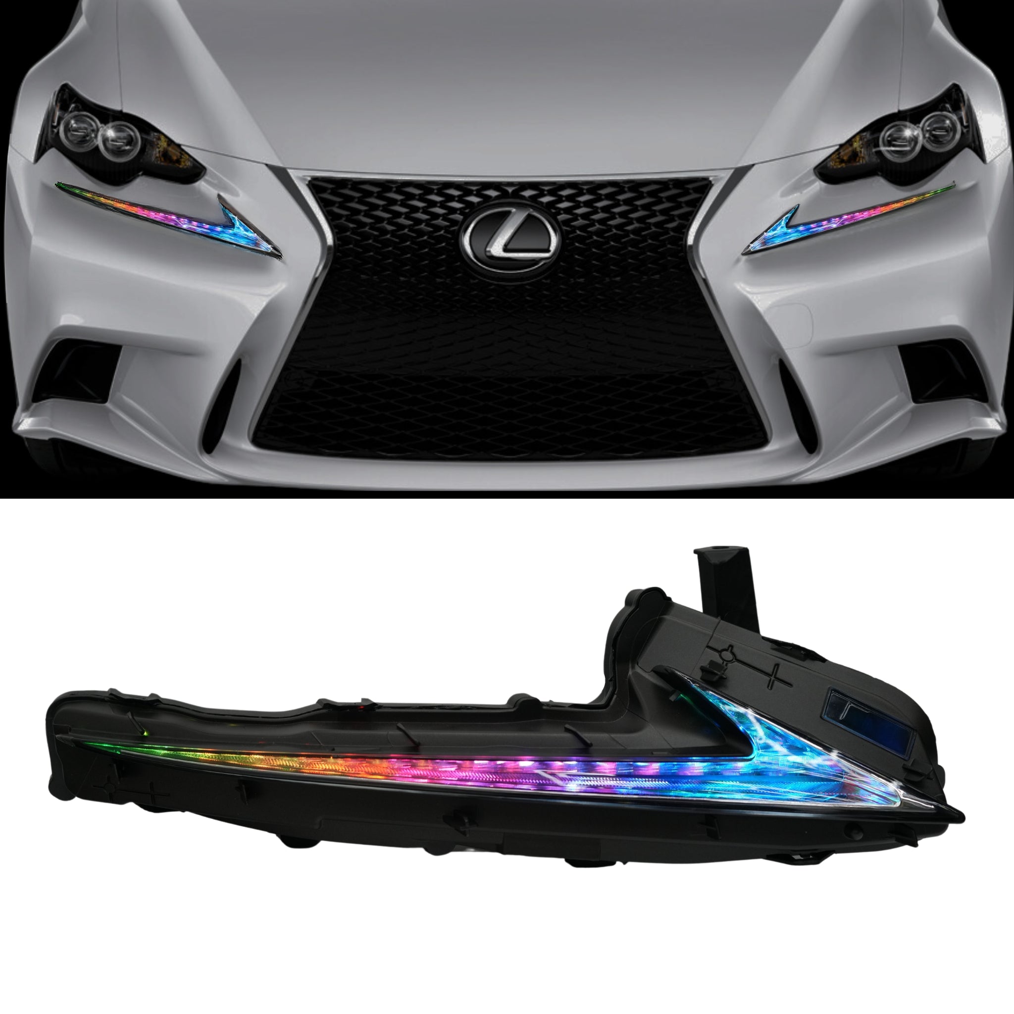 Lexus IS Multicolor Flow Series DRL Boards (2014-2020)