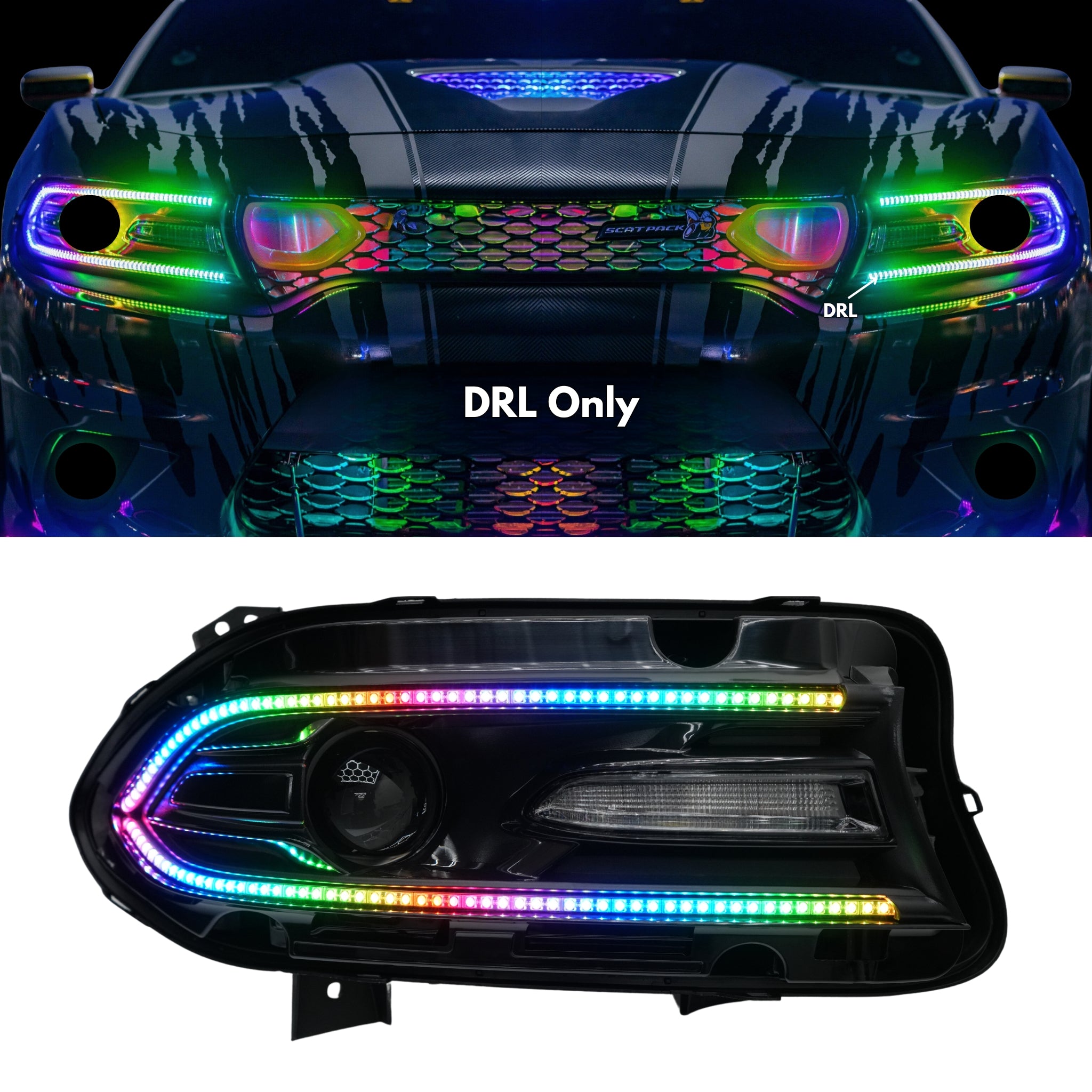 Dodge Charger Flow Series DRL Boards (2015-2023)