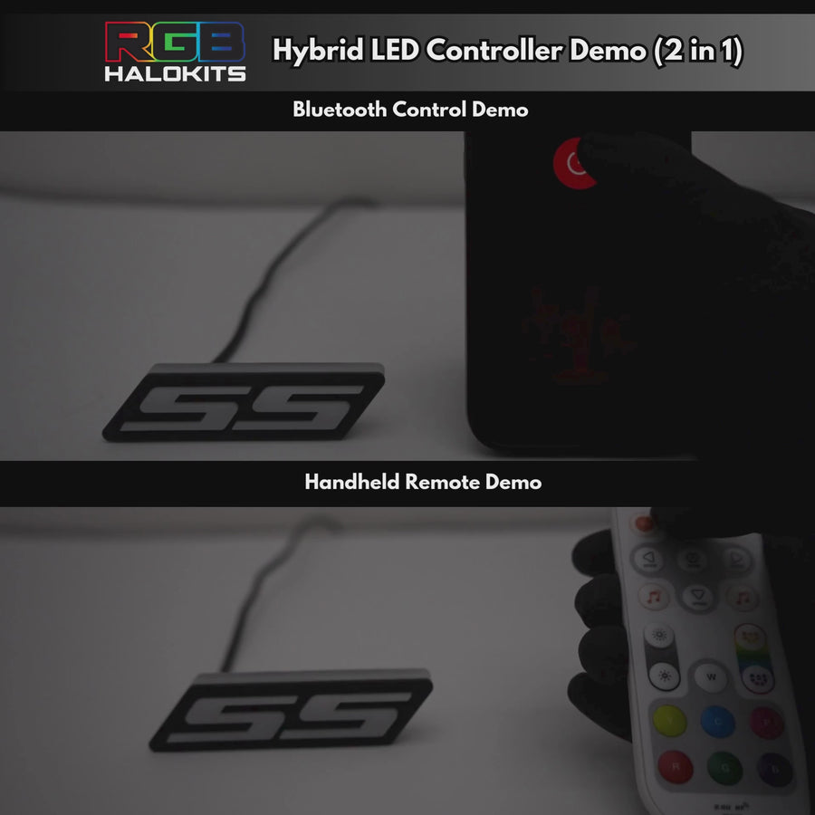 SS LED Emblem Badge: Multicolor Flow (for Chevrolet) – Custom Multicolor LED Lighting by RGB Halo Kits