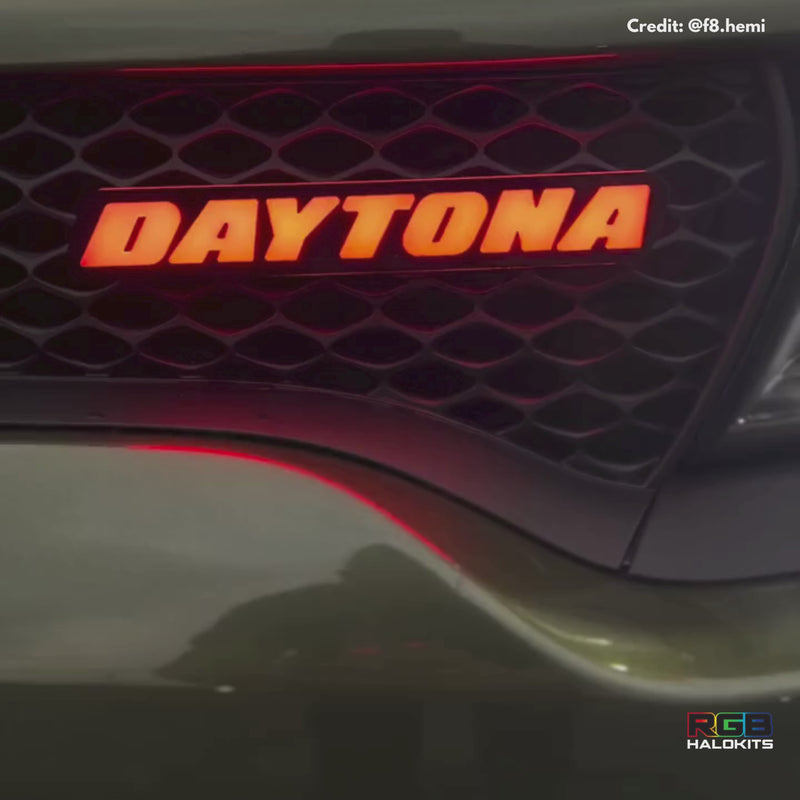 Daytona LED Badge: (Multicolor Flow) – Custom Multicolor LED Lighting by RGB Halo Kits