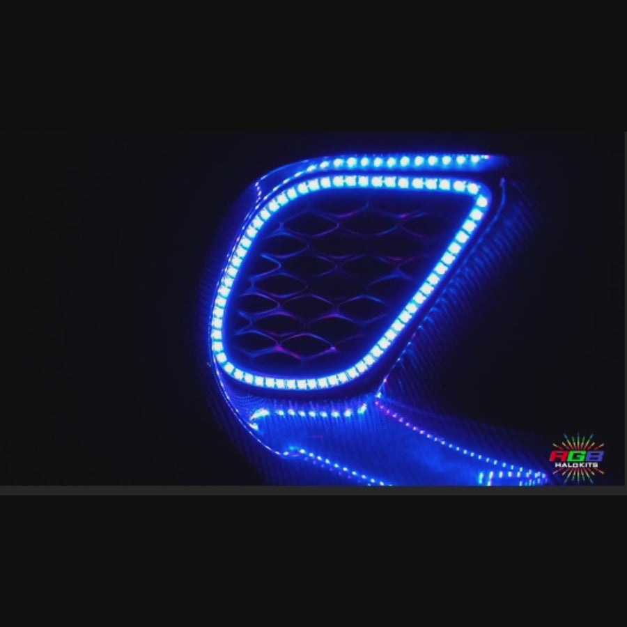 Dodge Charger Waterproof Fog Outline Multicolor Halo Kit – Custom Multicolor LED Lighting by RGB Halo Kits