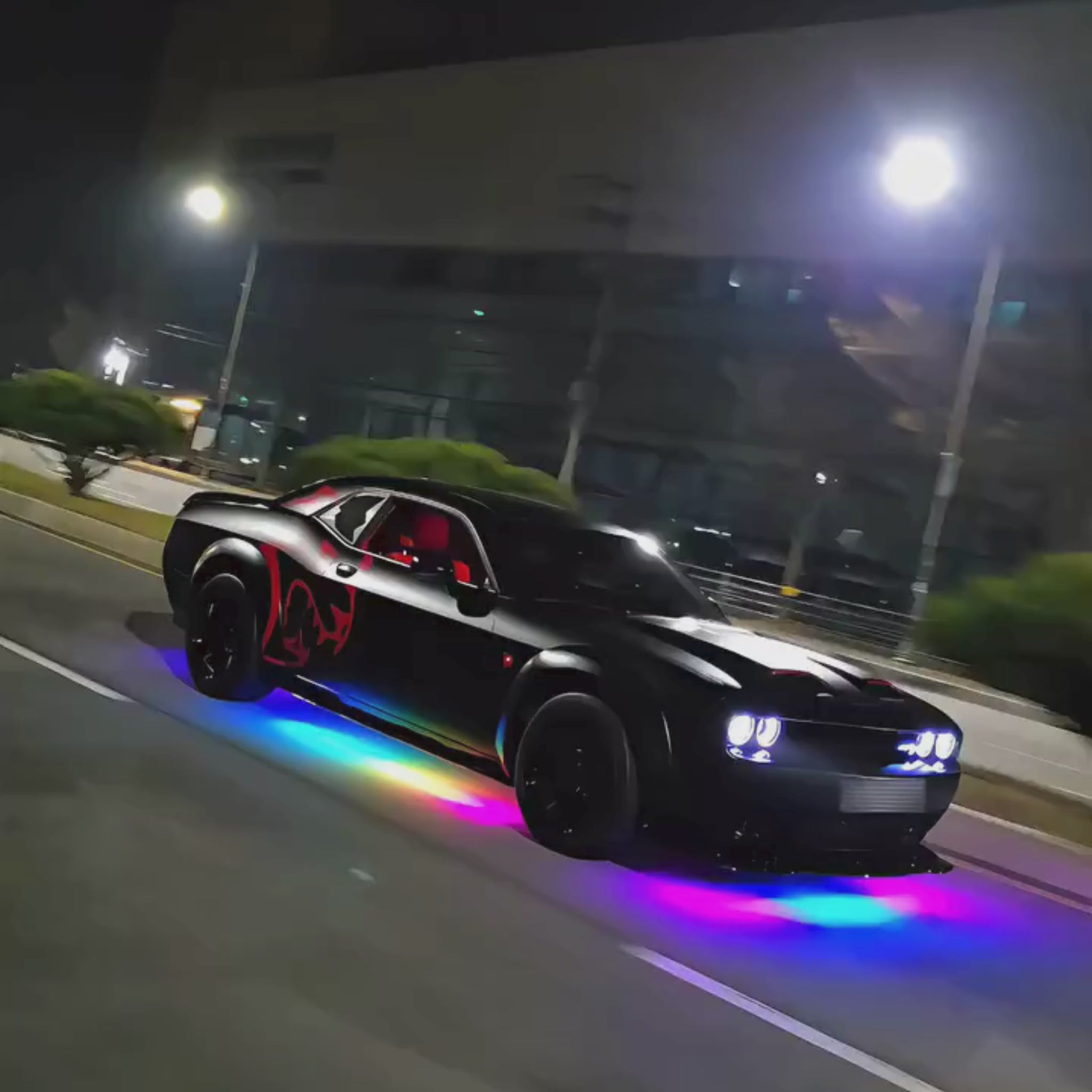 LED Underglow Lighting Kit 3.0 | 4pc Flexible – Custom Multicolor LED Lighting by RGB Halo Kits
