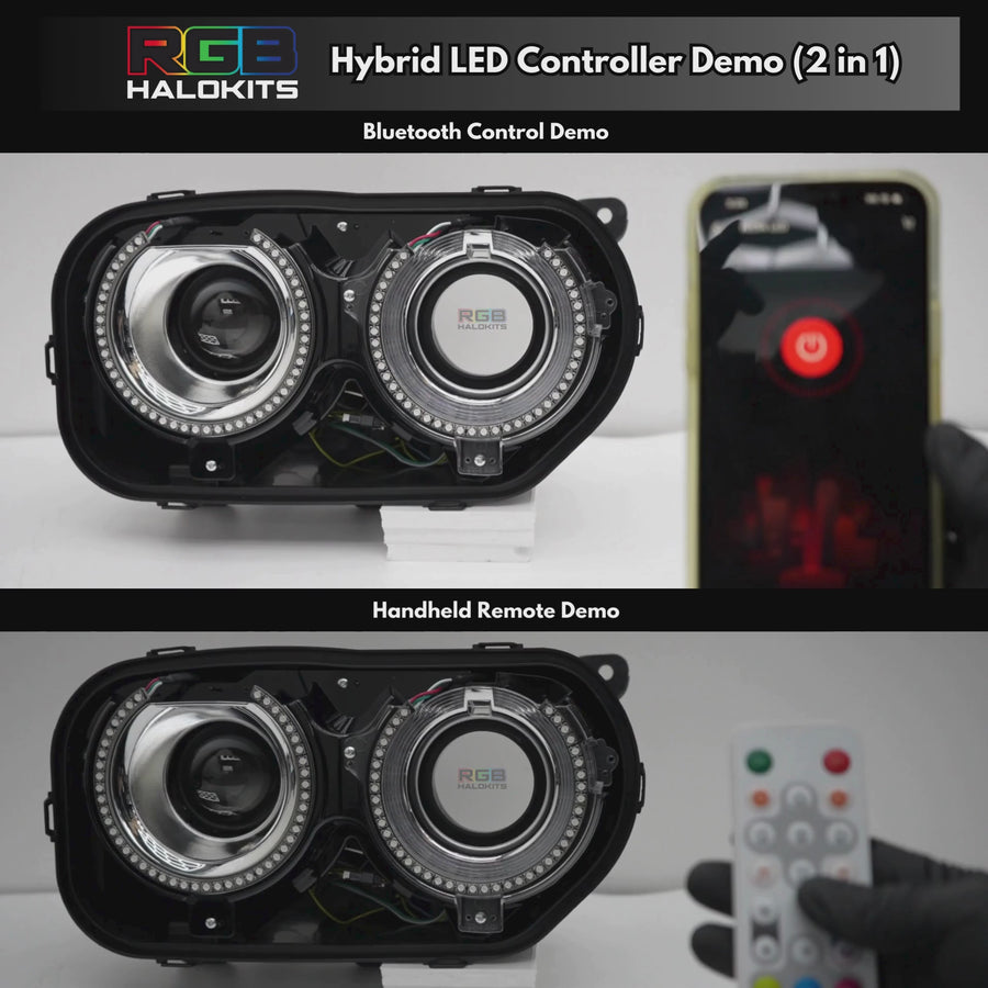 Dodge Challenger Multicolor Halo Kit (2015-2023) – Custom Multicolor LED Lighting by RGB Halo Kits