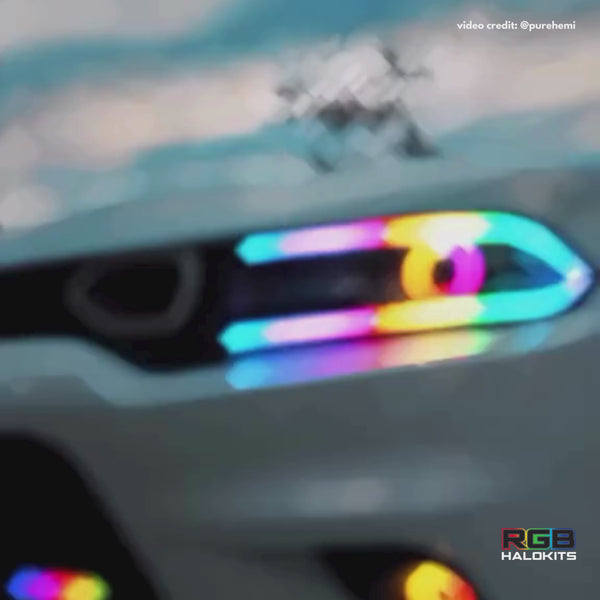 Hemi LED Badge (Multicolor Flow) – Custom Multicolor LED Lighting by RGB Halo Kits