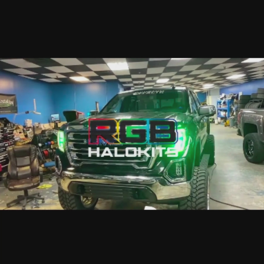 GMC Sierra 1500 Multicolor RGBW DRL Boards (2019-2022) – Custom Multicolor LED Lighting by RGB Halo Kits