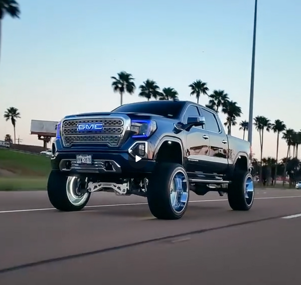 GMC LED Emblem: Multicolor (1999-2026) – Custom Multicolor LED Lighting by RGB Halo Kits