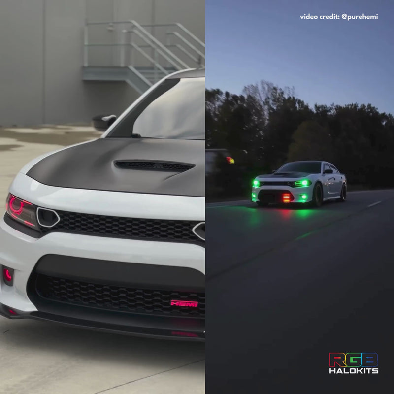 Hemi LED Badge (Multicolor Flow) – Custom Multicolor LED Lighting by RGB Halo Kits