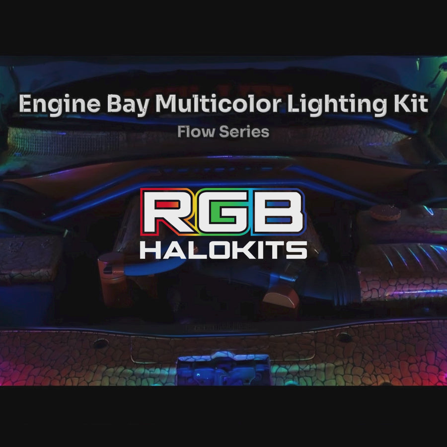 Engine Bay Multicolor Lighting Kit – Custom Multicolor LED Lighting by RGB Halo Kits