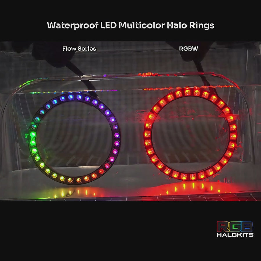 Waterproof LED Multicolor Halo Rings – Custom Multicolor LED Lighting by RGB Halo Kits