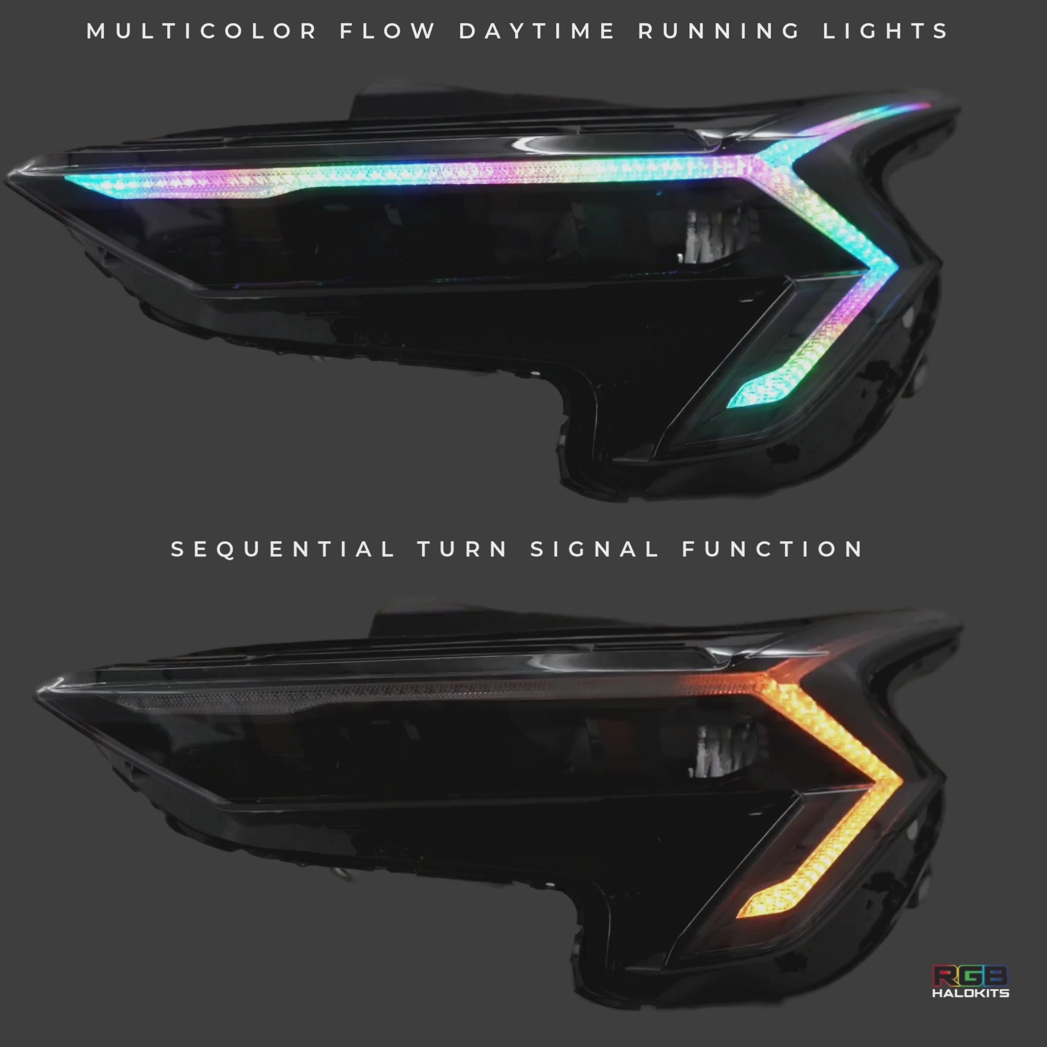 Kia K5 Flow Multicolor DRL Boards (2025-2026) – Custom Multicolor LED Lighting by RGB Halo Kits