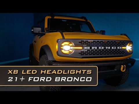 Ford Bronco: LED Headlights (2021 - 2024) | XB – Custom Multicolor LED Lighting by RGB Halo Kits