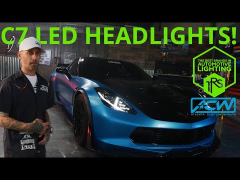 Chevrolet Corvette: LED Headlights (2014 - 2019) | XB – Custom Multicolor LED Lighting by RGB Halo Kits