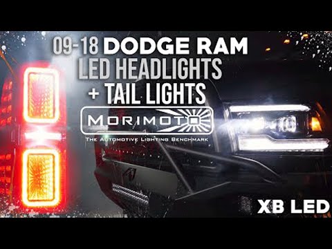 Dodge Ram: XB LED Headlights (2009 - 2018) – Custom Multicolor LED Lighting by RGB Halo Kits