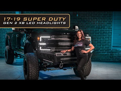 Ford Super Duty: LED HEADLIGHTS (GEN 2 2017 - 2019) | XB – Custom Multicolor LED Lighting by RGB Halo Kits