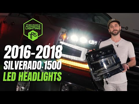 Chevrolet Silverado 1500: Headlights (2016 - 2018) | XB – Custom Multicolor LED Lighting by RGB Halo Kits