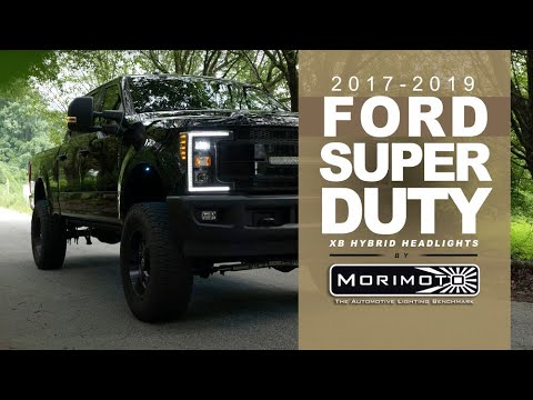 Ford Super Duty: LED Headlights (2017 - 2019) | XB Hybrid – Custom Multicolor LED Lighting by RGB Halo Kits