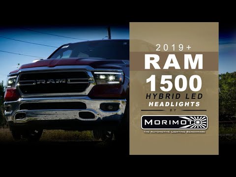 Ram HD: LED HEADLIGHTS (2019 - 2024) | XB Hybrid – Custom Multicolor LED Lighting by RGB Halo Kits