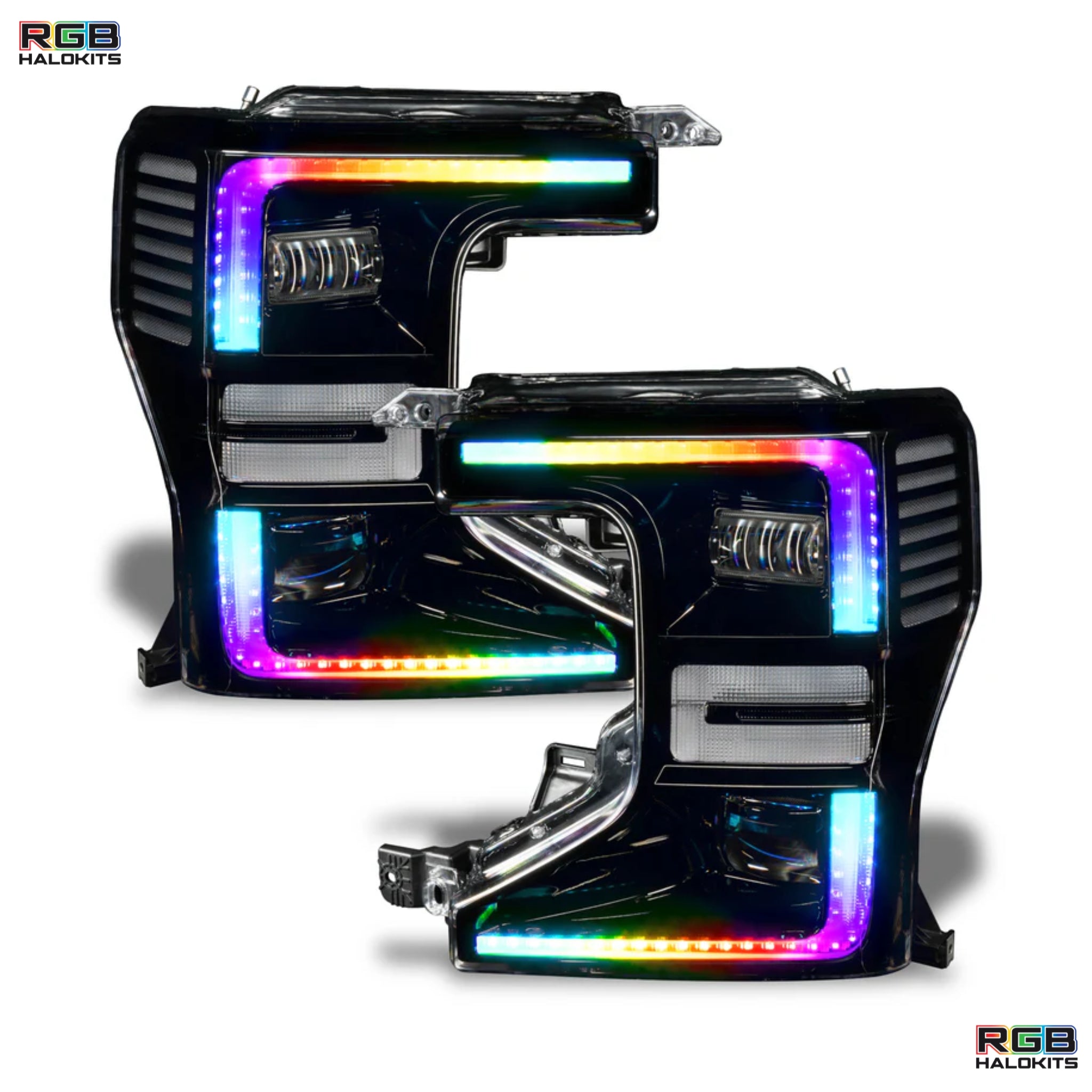 Ford F-250/350 Super Duty Multicolor Flow DRL Boards (2020-2022)