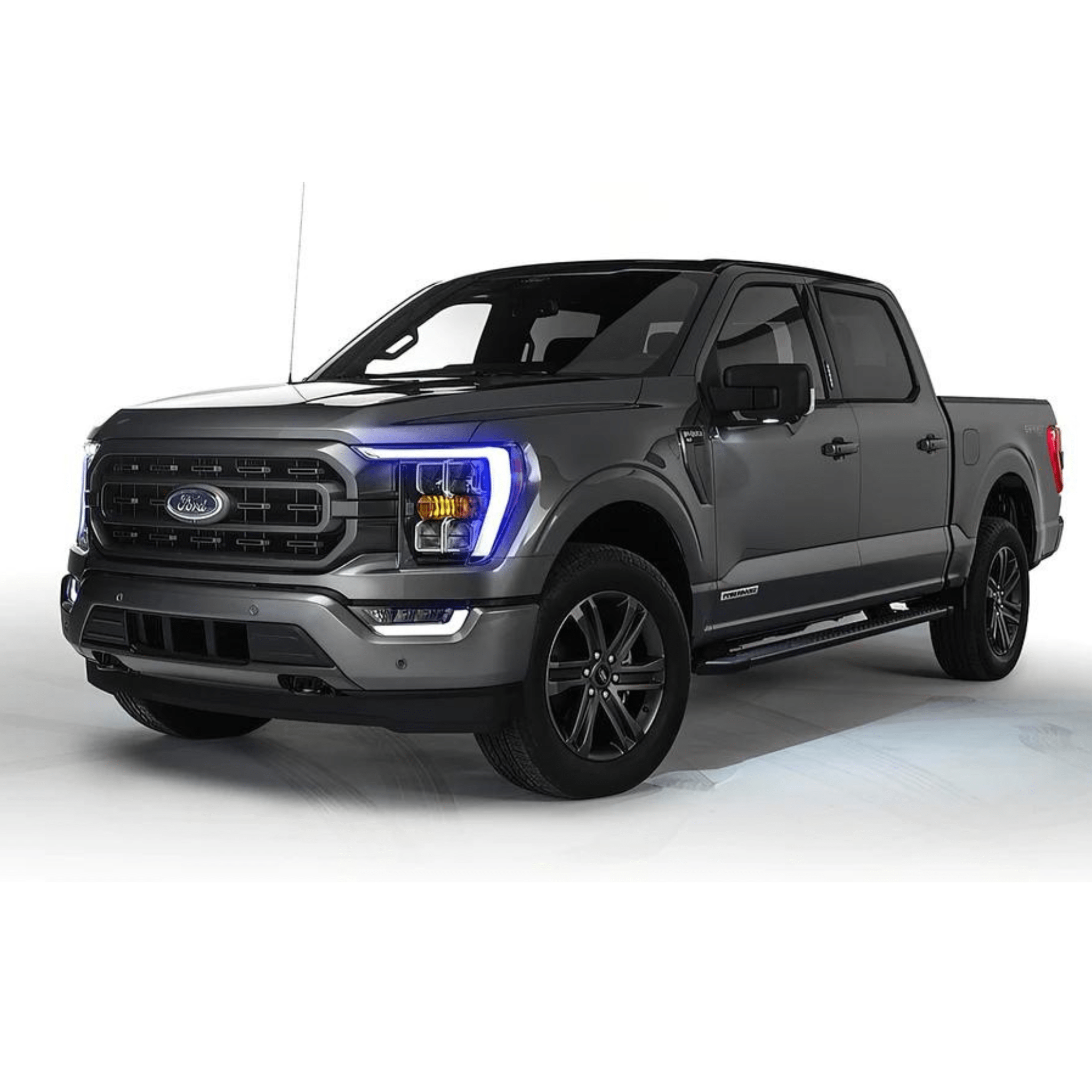 2021-2022 Ford F150 RGBW DRL Boards - RGB Halo Kits Multicolor Flow Series Color Chasing RGBWA LED headlight kit Colorshift Oracle Lighting Trendz OneUpLighting Morimoto theretrofitsource AutoLEDTech Diode Dynamics