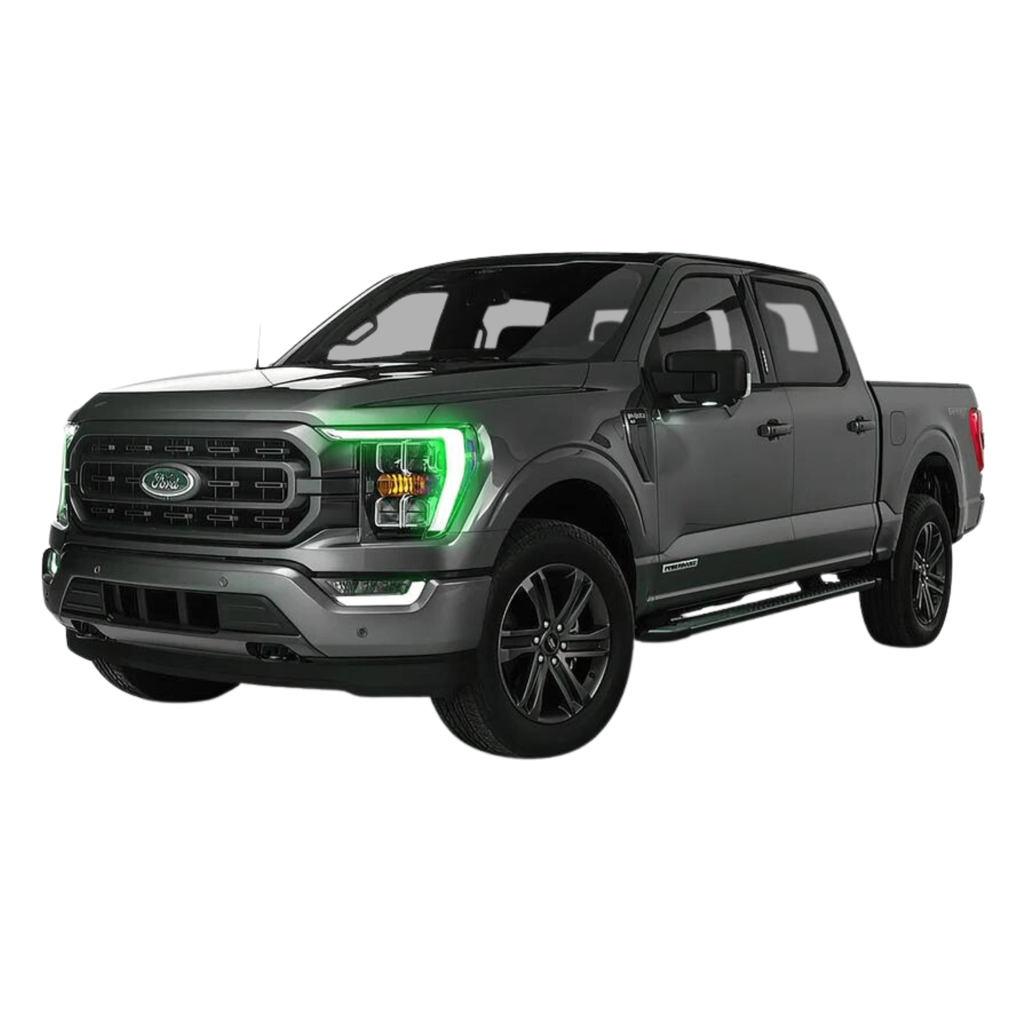 2021-2022 Ford F150 RGBW DRL Boards - RGB Halo Kits Multicolor Flow Series Color Chasing RGBWA LED headlight kit Colorshift Oracle Lighting Trendz OneUpLighting Morimoto theretrofitsource AutoLEDTech Diode Dynamics