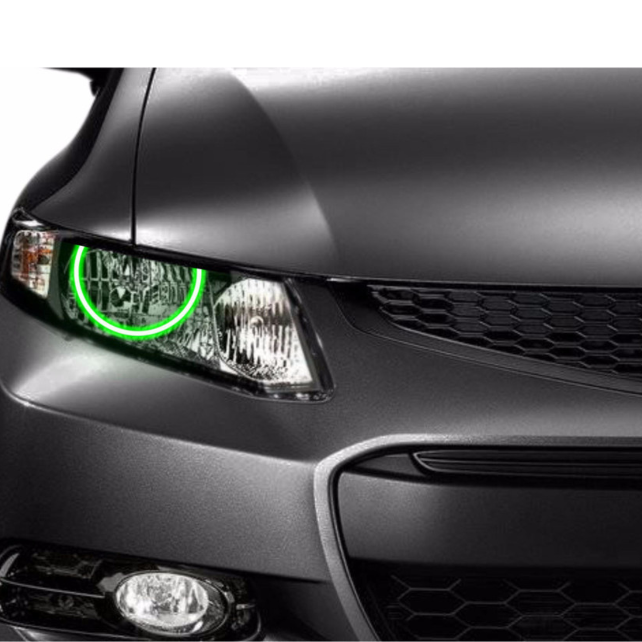 2012-2015 Honda Civic Sedan Multicolor Halo Kit - RGB Halo Kits Multicolor Flow Series Color Chasing RGBWA LED headlight kit Oracle Lighting Trendz OneUpLighting Morimoto theretrofitsource AutoLEDTech Diode Dynamics