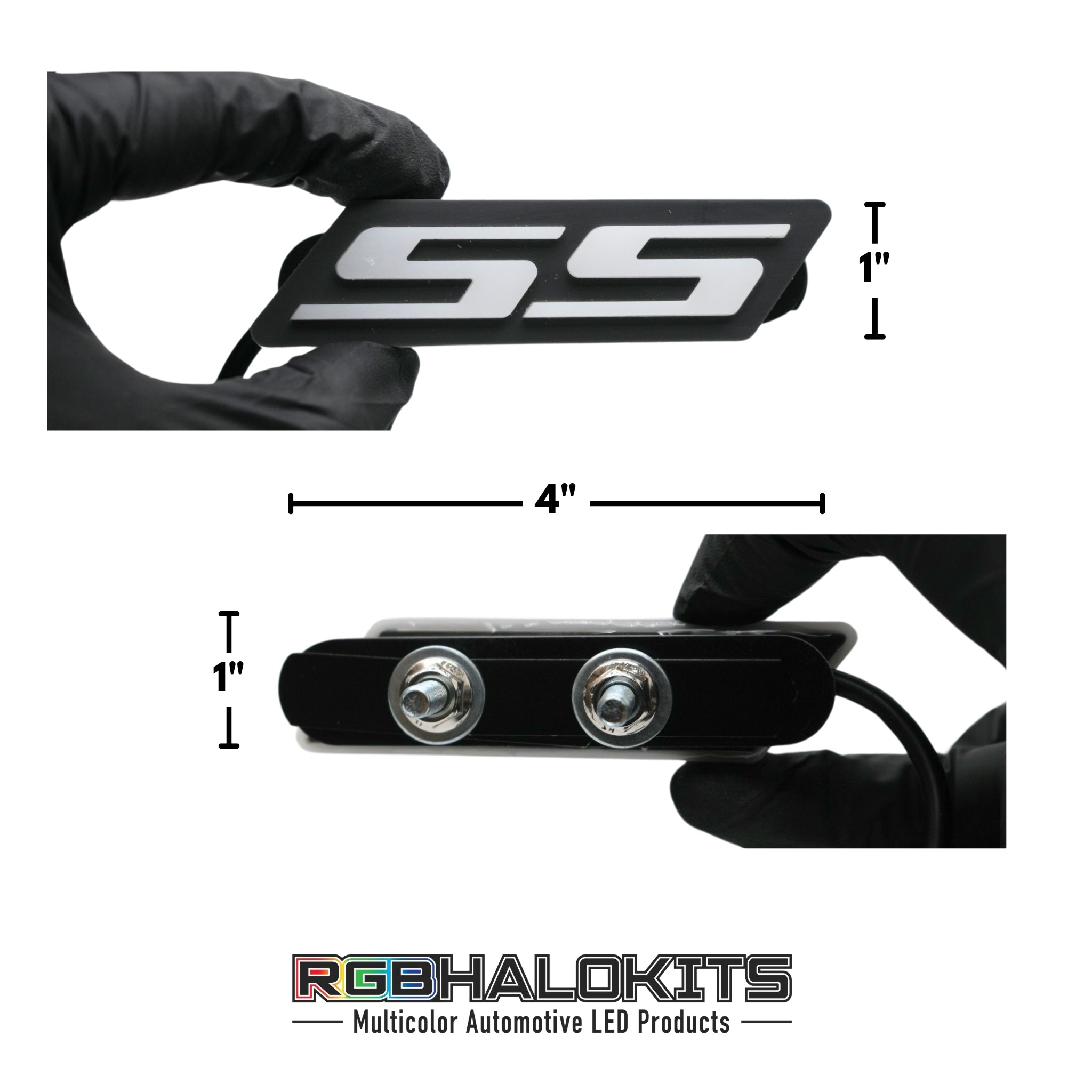 SS LED Emblem Badge: Multicolor (for Chevrolet)