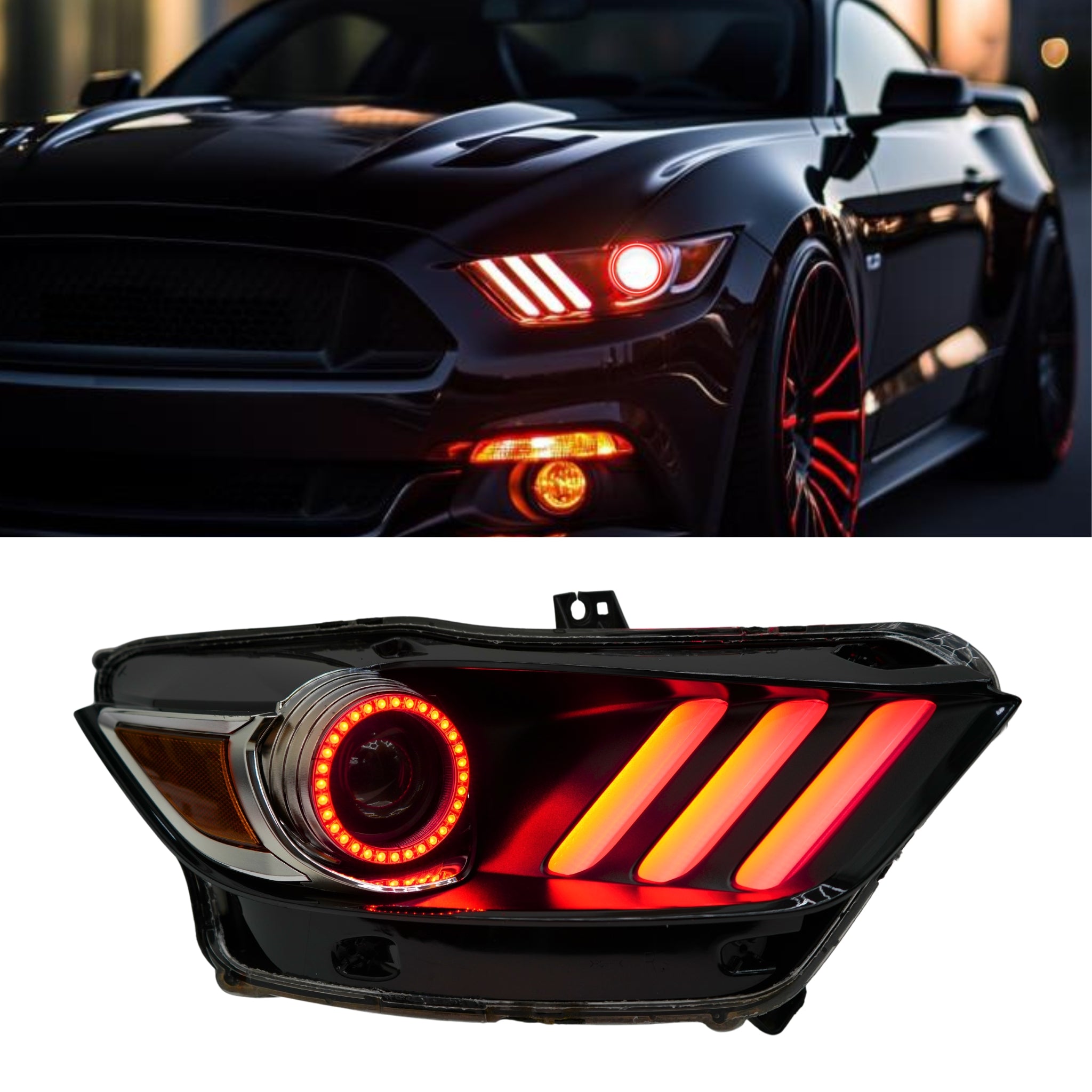 Ford Mustang Multicolor DRL Boards 2015 2017