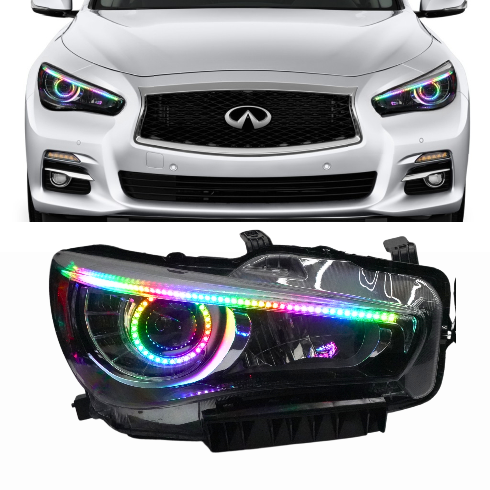 Infiniti Q50 Multicolor DRL Boards (2014-2024)