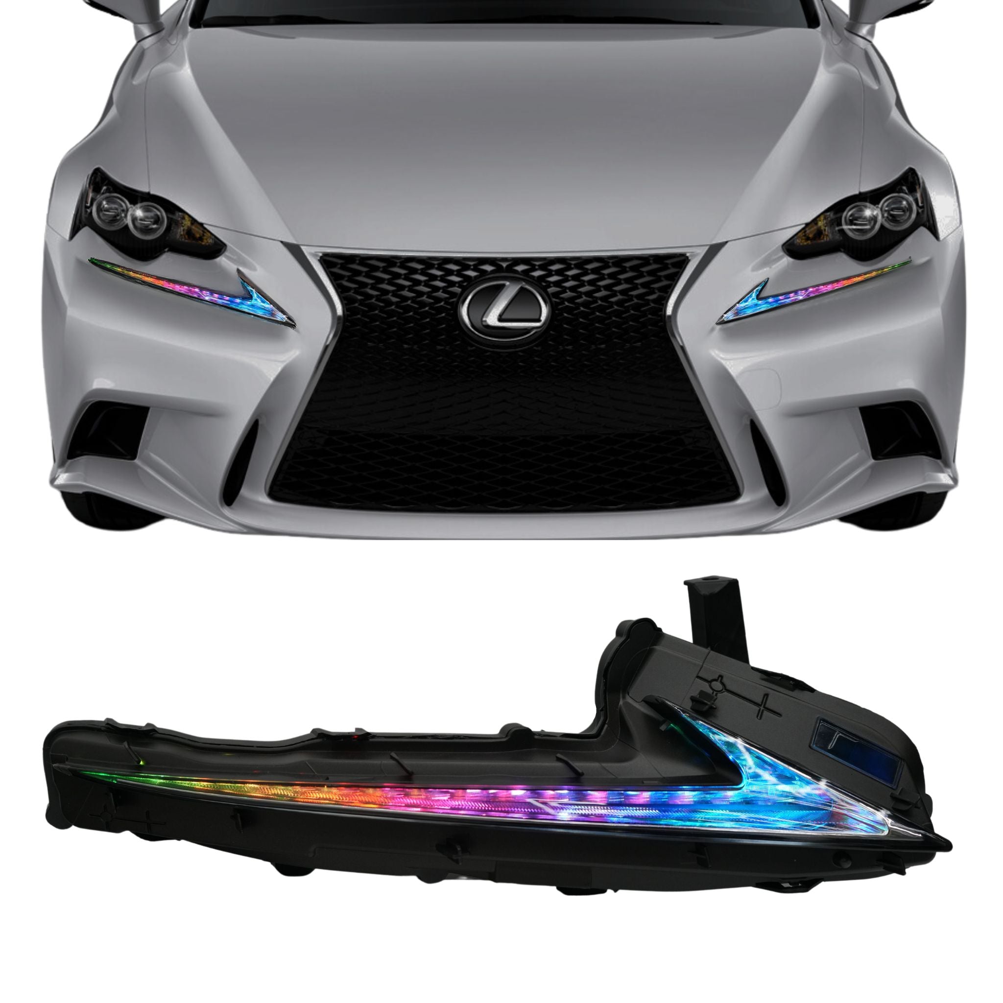 Lexus IS Multicolor Flow Series DRL Boards (2014-2020)