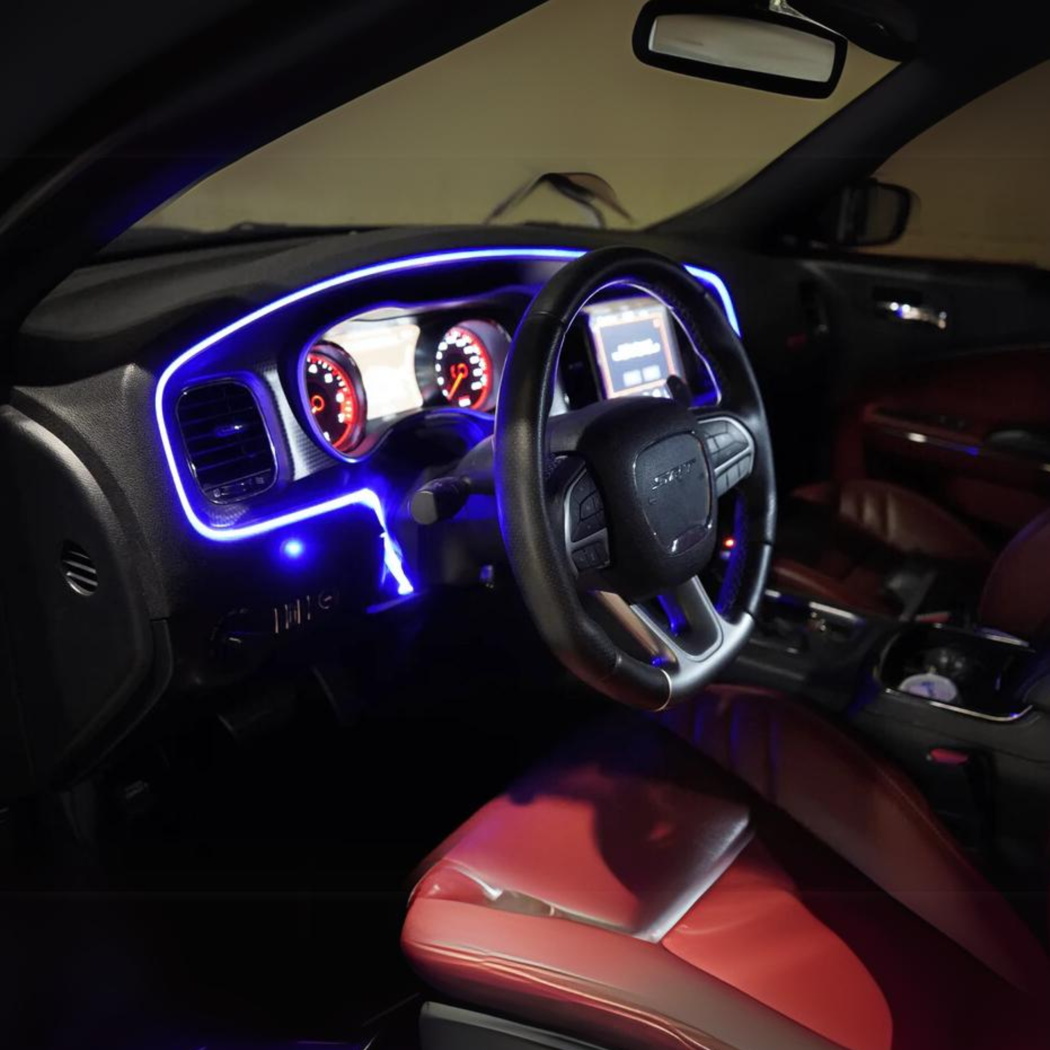 RGBW Fiber Optic Interior Ambient Lighting Kit 2.0 (6pc) – Custom Multicolor LED Lighting by RGB Halo Kits