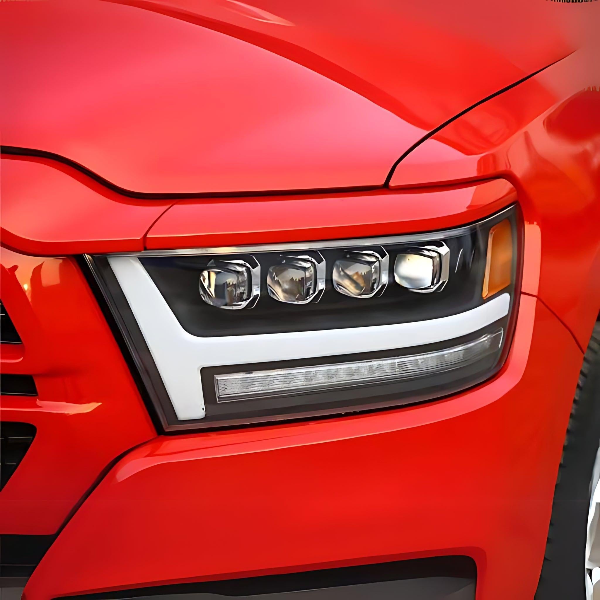 Ram 1500 (2019-2024) Headlights | Alpharex – Custom Multicolor LED Lighting by RGB Halo Kits