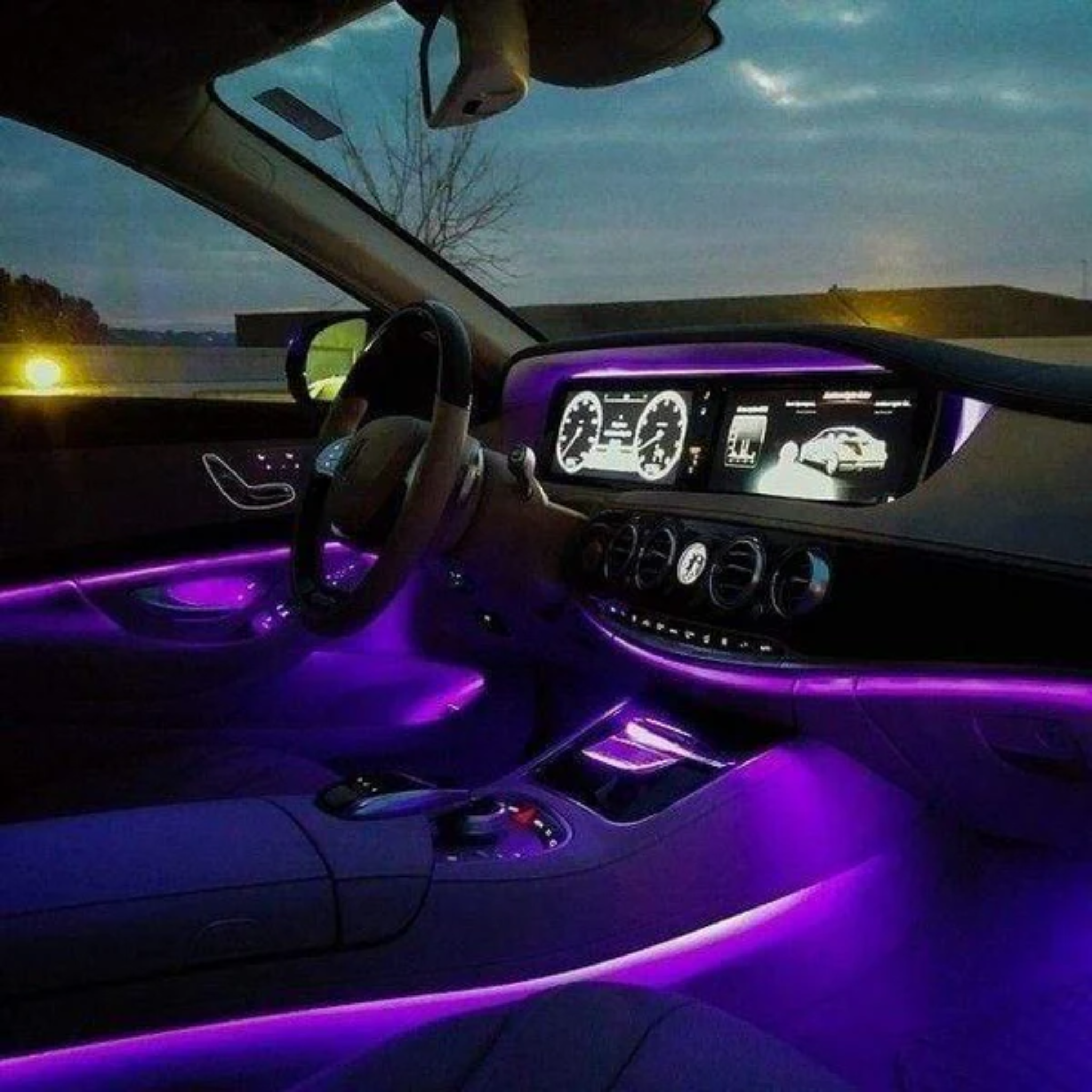 RGBW Fiber Optic Interior Ambient Lighting Kit 2.0 (6pc) – Custom Multicolor LED Lighting by RGB Halo Kits