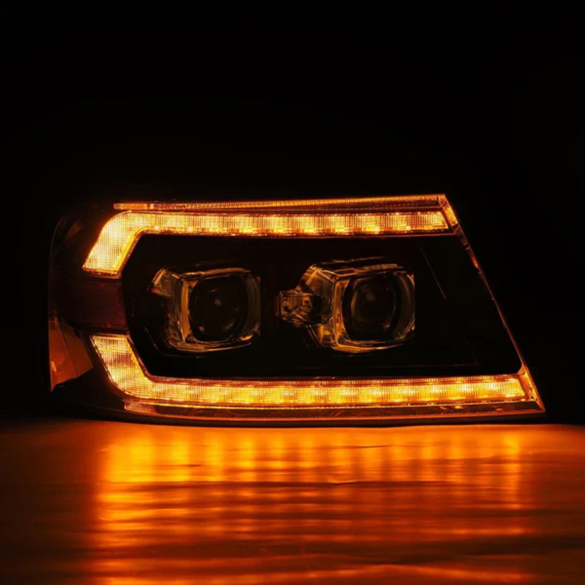 Ford F150 (2004-2008) / Lincoln Mark LT (2006-2008) Headlights | Alpharex – Custom Multicolor LED Lighting by RGB Halo Kits