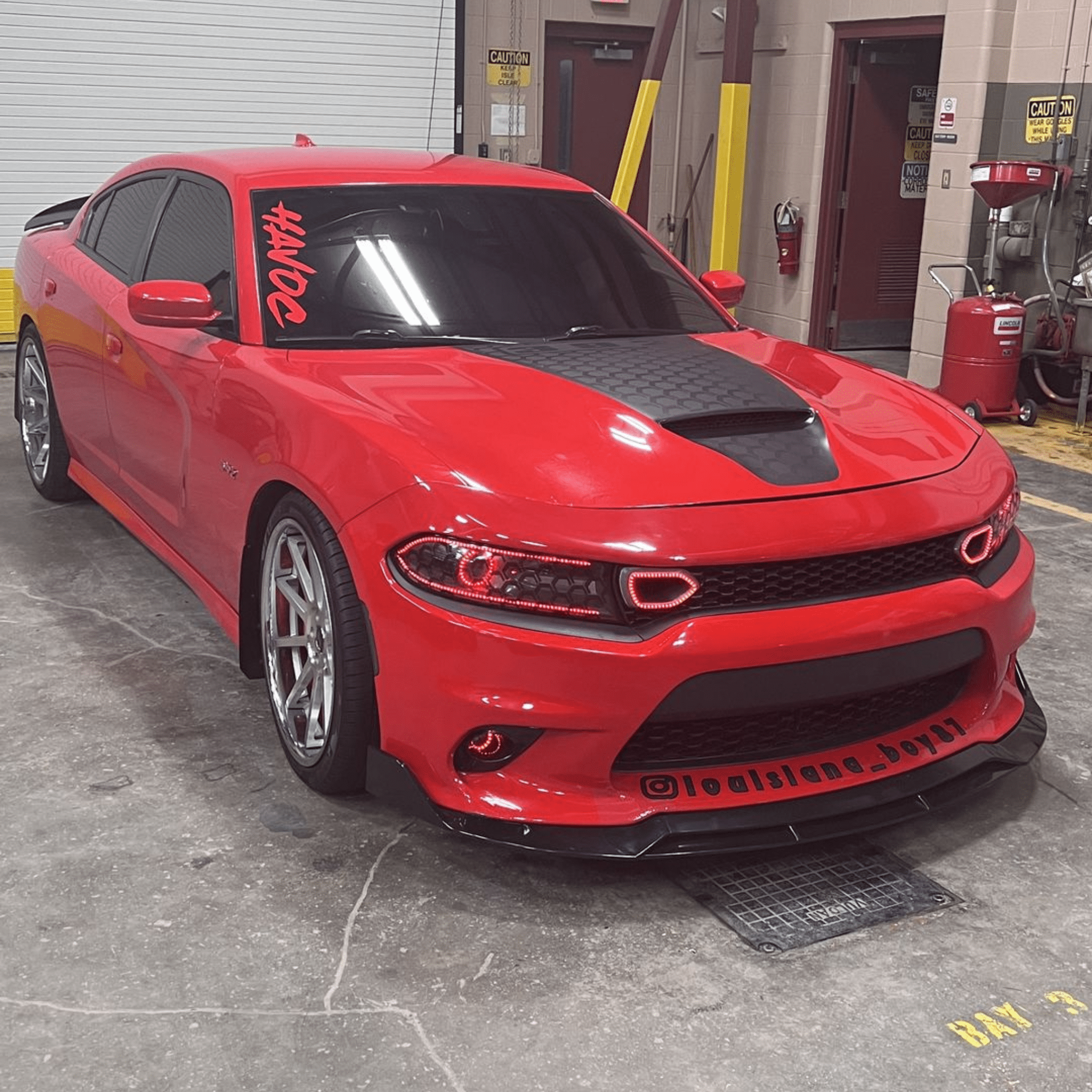 Dodge Charger Snorkel Air Intake Multicolor Halo Kit (2019-2023) – Custom Multicolor LED Lighting by RGB Halo Kits