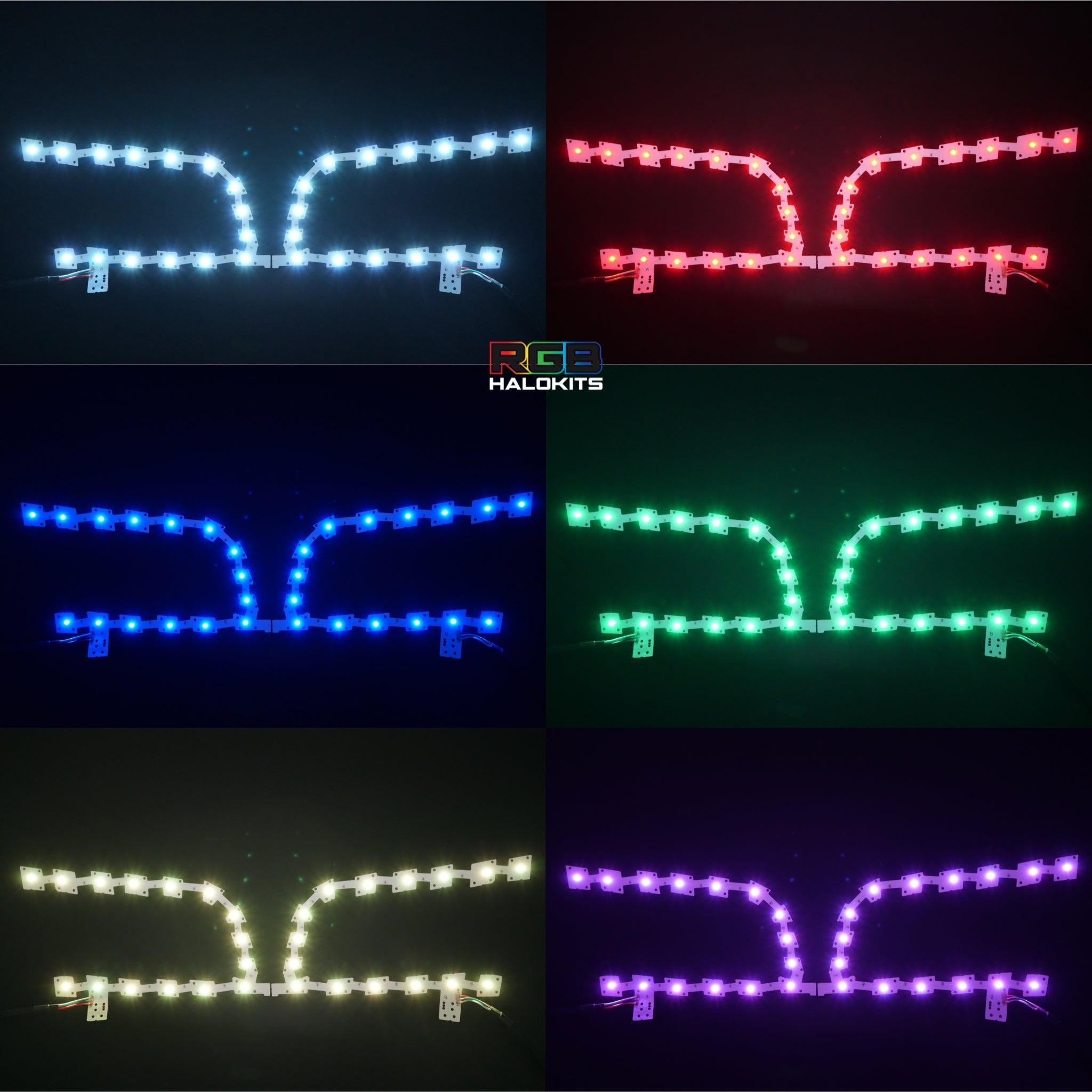 Chrysler 300 Multicolor Flow DRL Boards (2011-2023) – Custom Multicolor LED Lighting by RGB Halo Kits