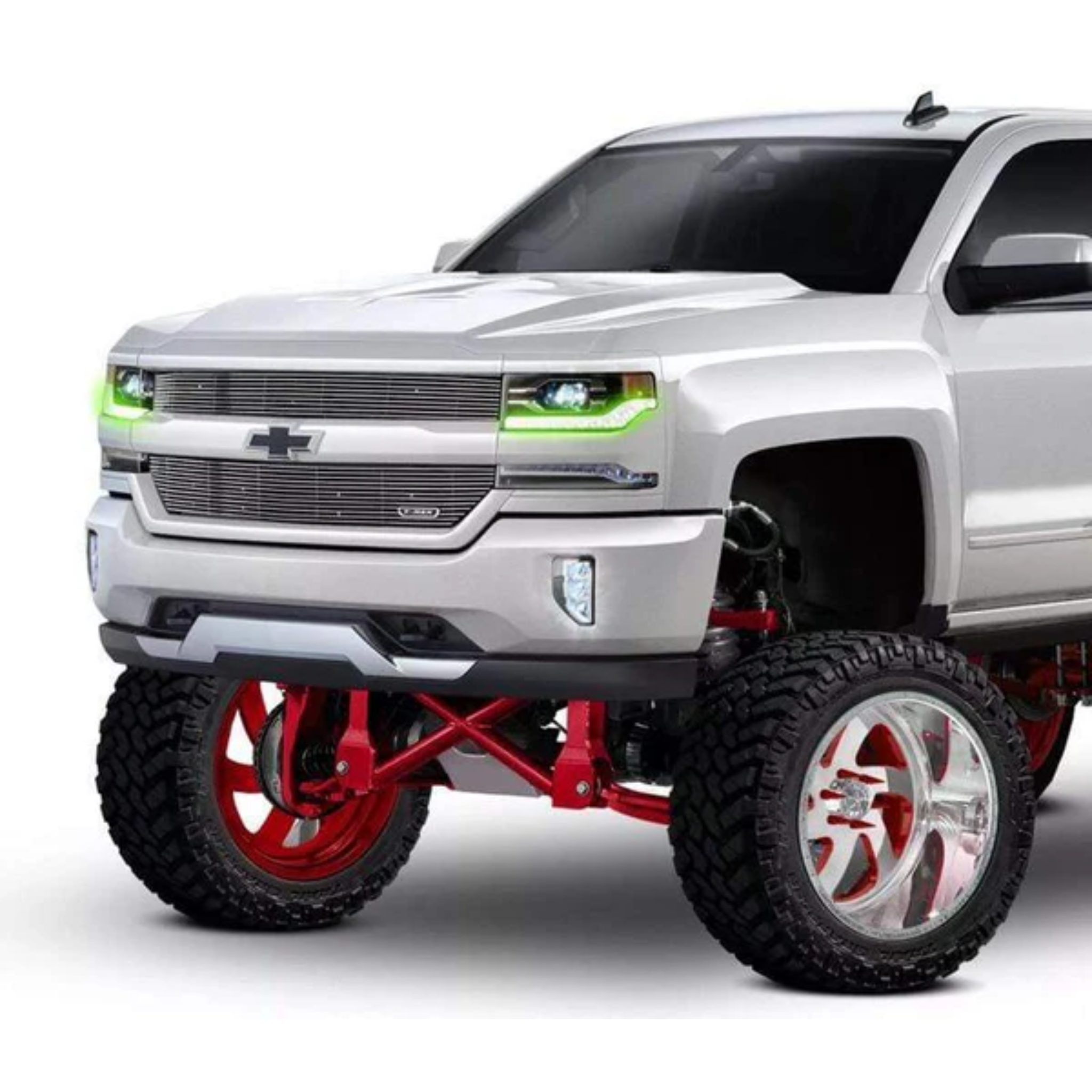 Chevrolet Silverado Multicolor Flow Serries DRL Boards (2016-2018) – Custom Multicolor LED Lighting by RGB Halo Kits