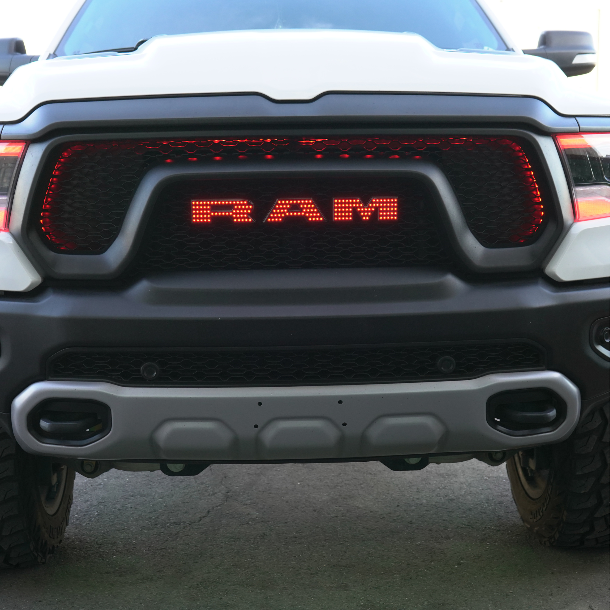 Ram LED Emblem: (Multicolor Flow) 2019-2024 – Custom Multicolor LED Lighting by RGB Halo Kits