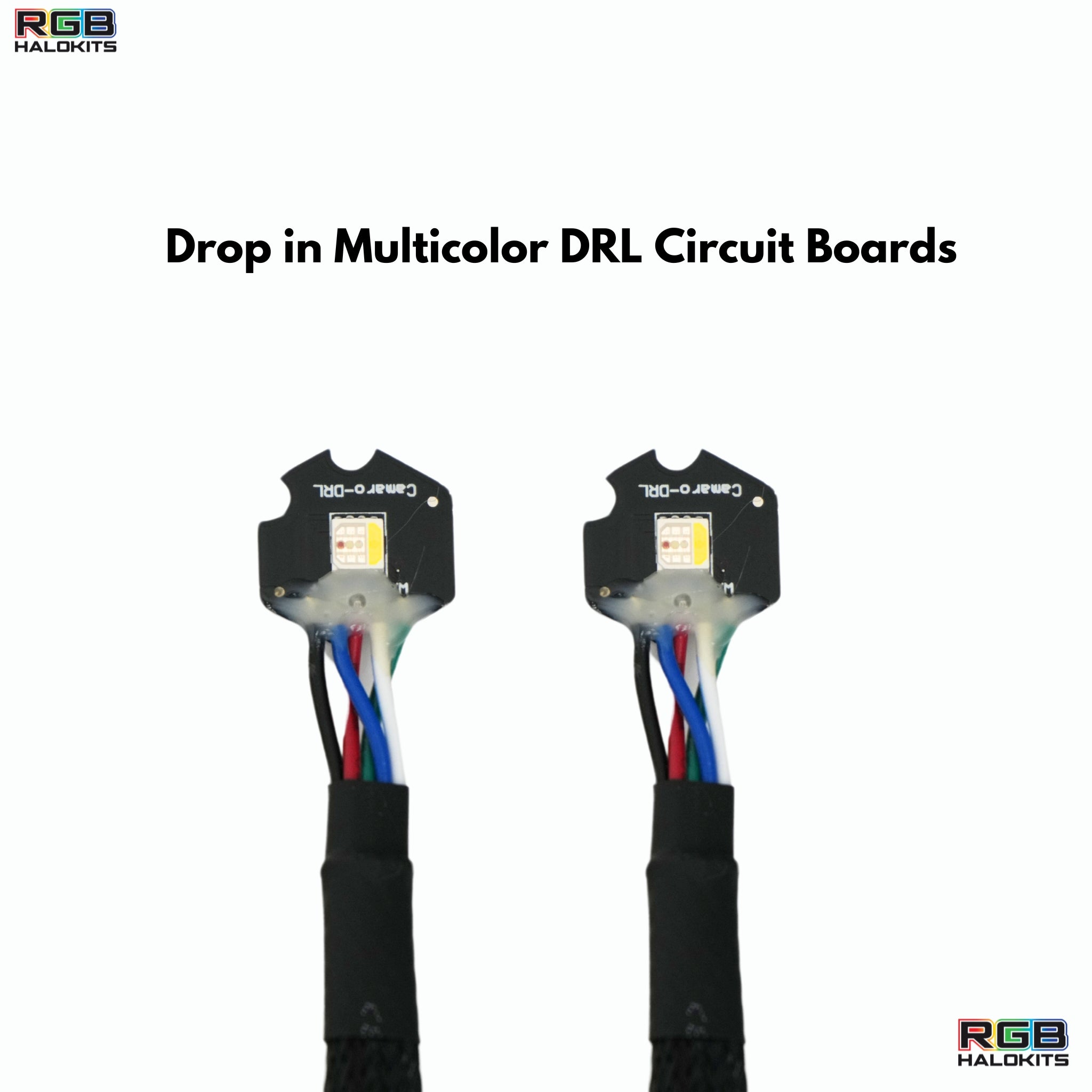 Chevrolet Camaro RS/SS RGBW DRL Boards (2010-2013) – Custom Multicolor LED Lighting by RGB Halo Kits