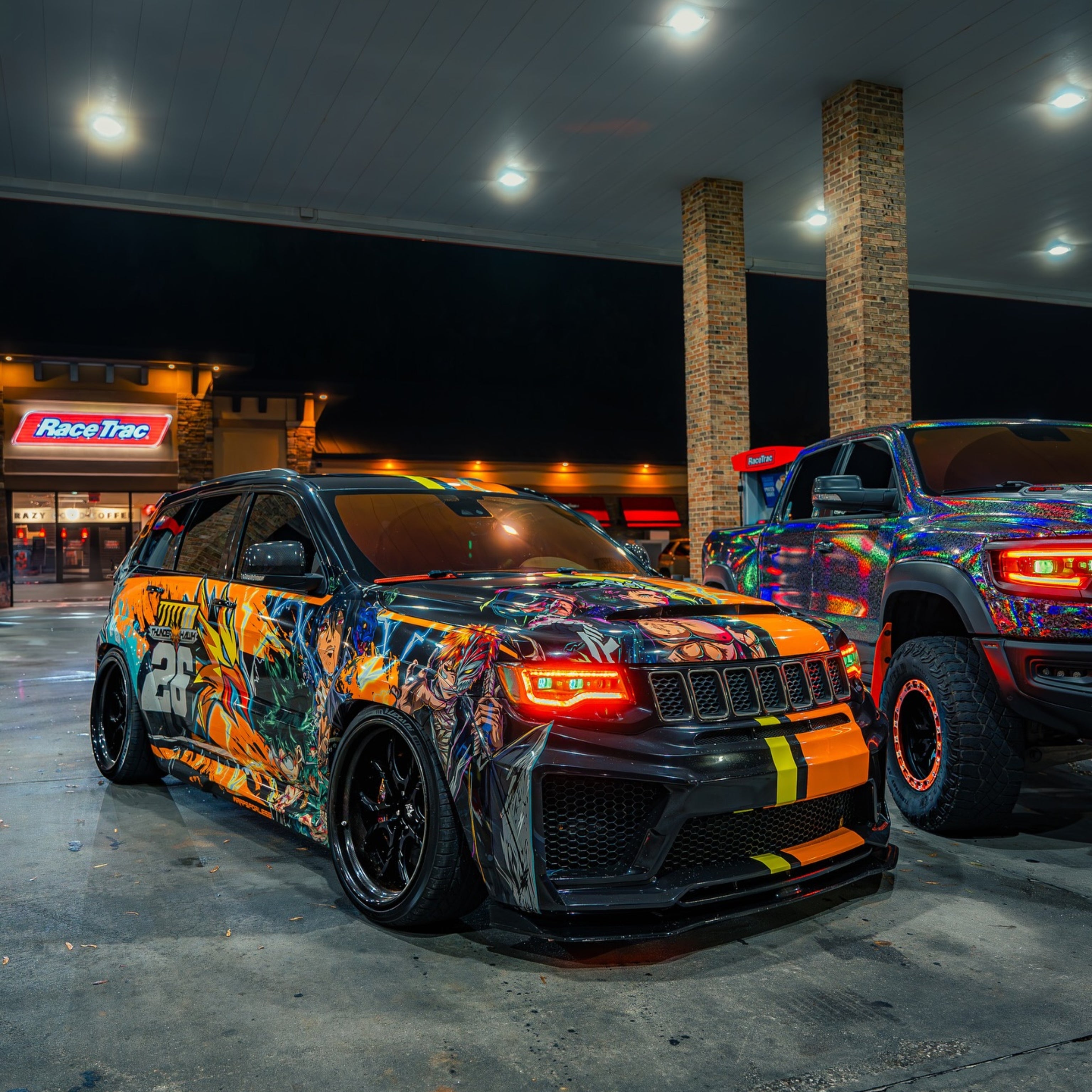Jeep Grand Cherokee: Multicolor Flow Series Headlights (2014-2021) | XB Morimoto – Custom Multicolor LED Lighting by RGB Halo Kits