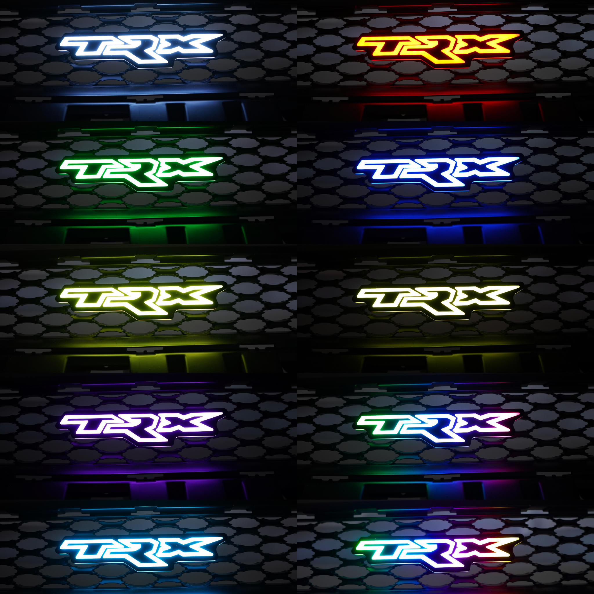 TRX LED Badge: (Multicolor Flow) – Custom Multicolor LED Lighting by RGB Halo Kits