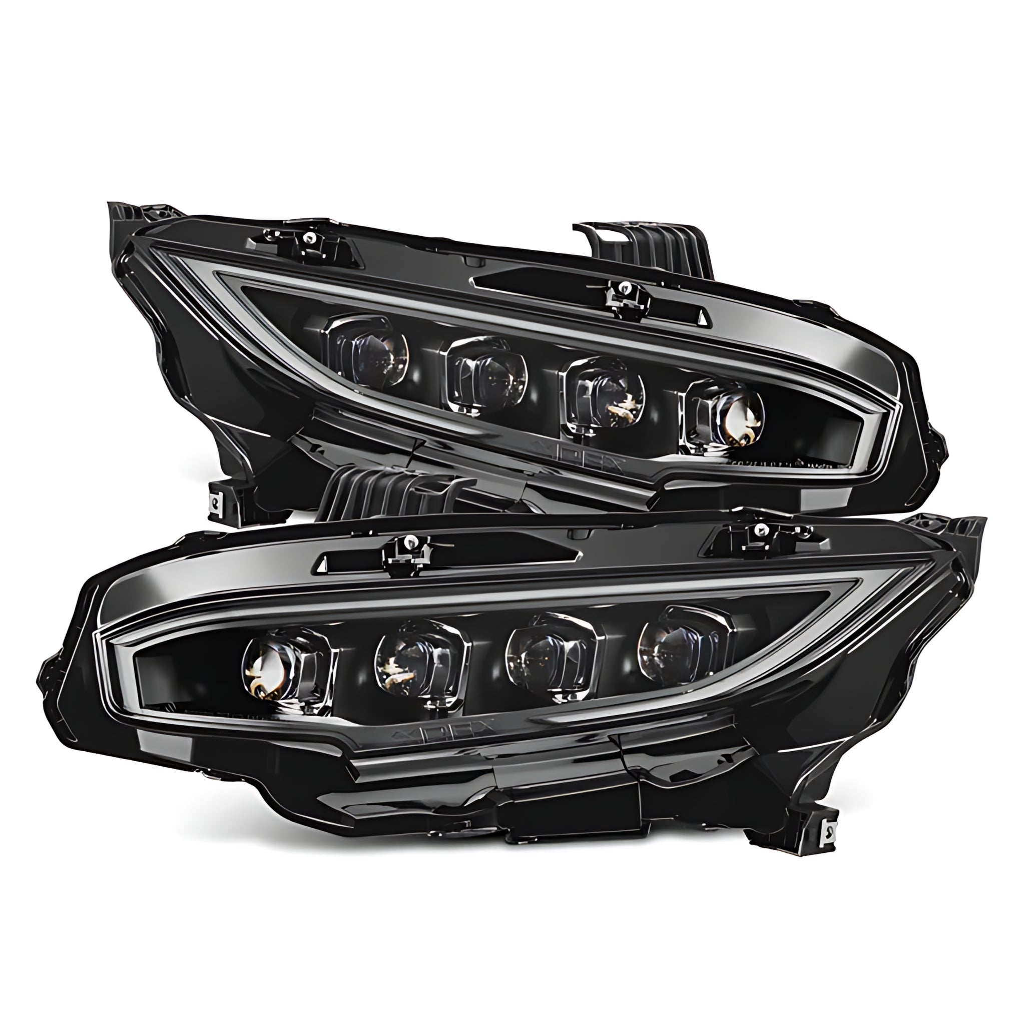 Honda Civic (2016-2021) Headlights | Alpharex – Custom Multicolor LED Lighting by RGB Halo Kits