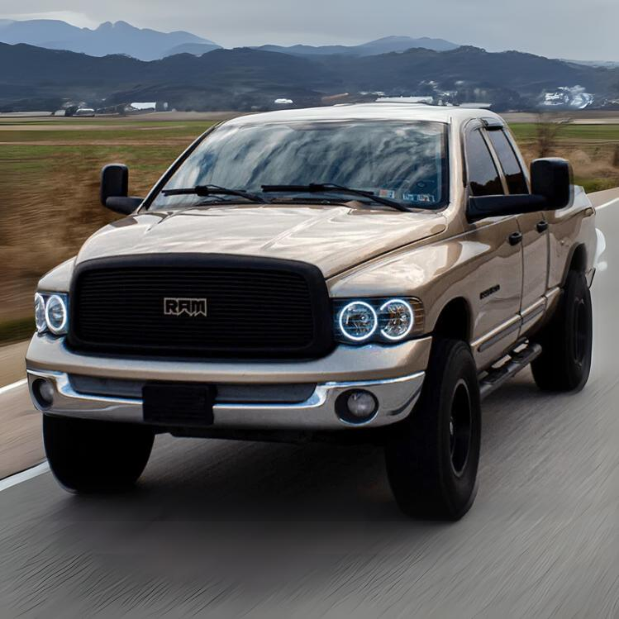 Dodge Ram Multicolor Halo Kit (2002-2005) – Custom Multicolor LED Lighting by RGB Halo Kits