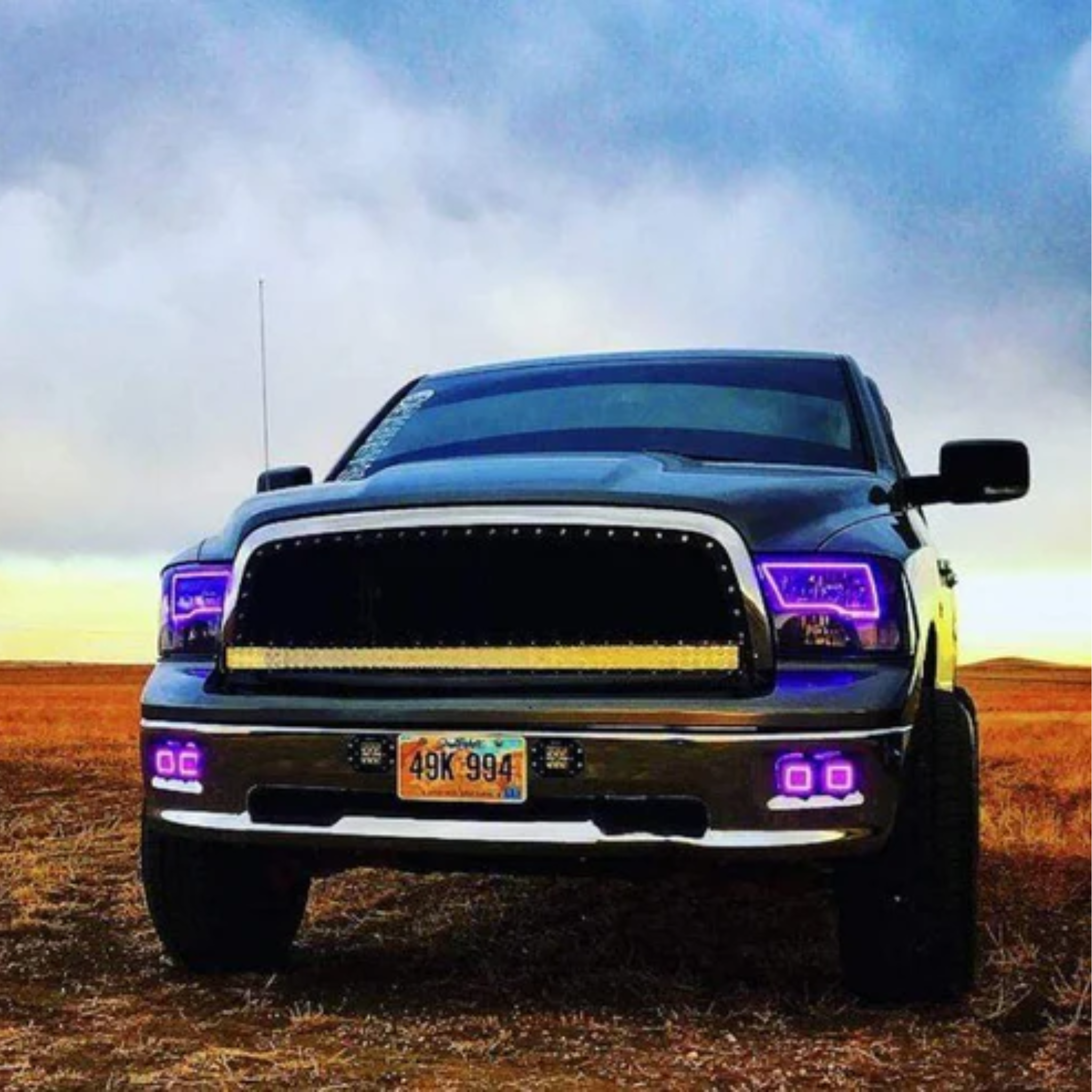 Ram Quad Multicolor Flow Series Halo Kit (2009-2018) – Custom Multicolor LED Lighting by RGB Halo Kits