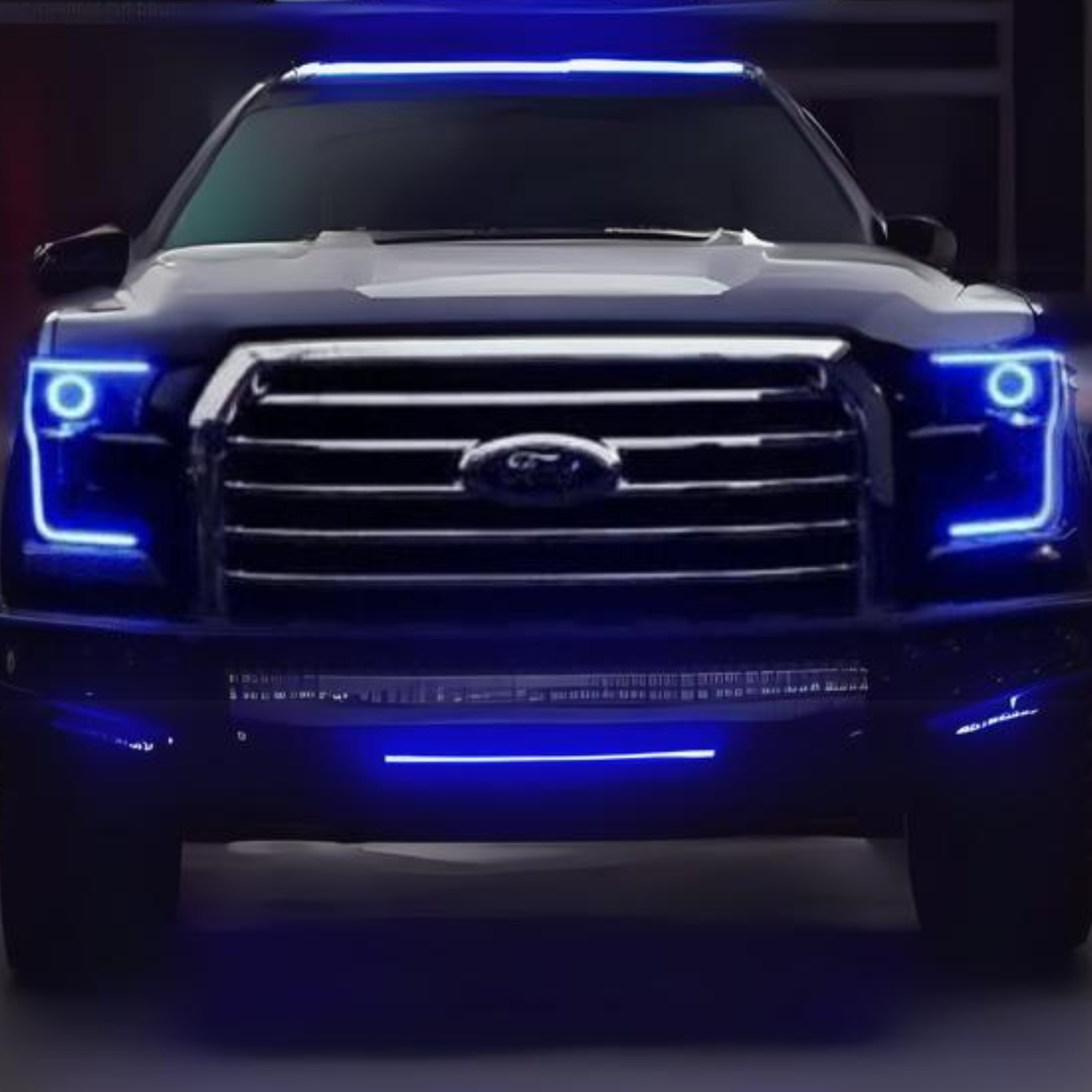 Ford F150 Multicolor Halo Kit Flow Series (2015-2017) – Custom Multicolor LED Lighting by RGB Halo Kits