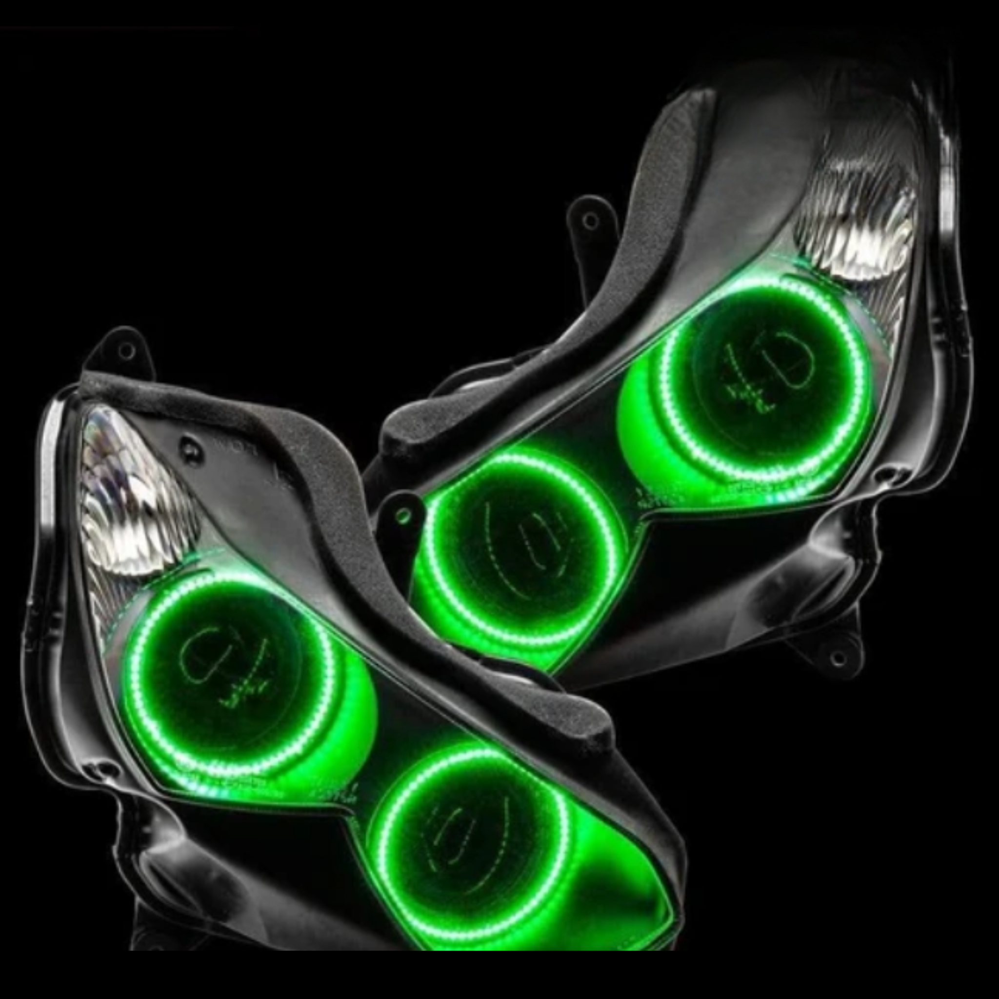 Kawasaki ZX-14R Motorcycle Multicolor Halo Kit (2007-2015) – Custom Multicolor LED Lighting by RGB Halo Kits